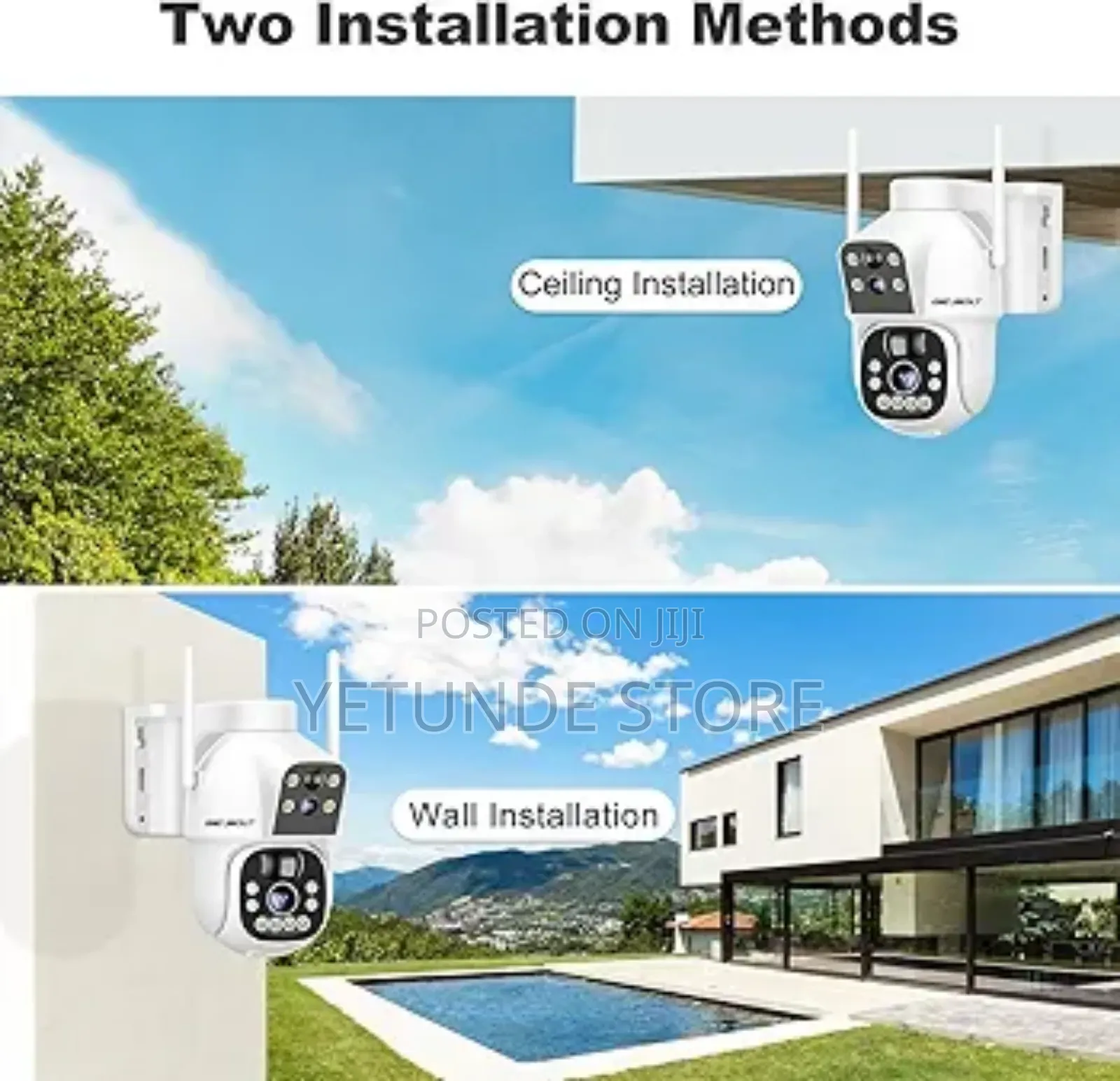 Solar Wifi Security Camera Outdoor Wireless, 8w 15600mah