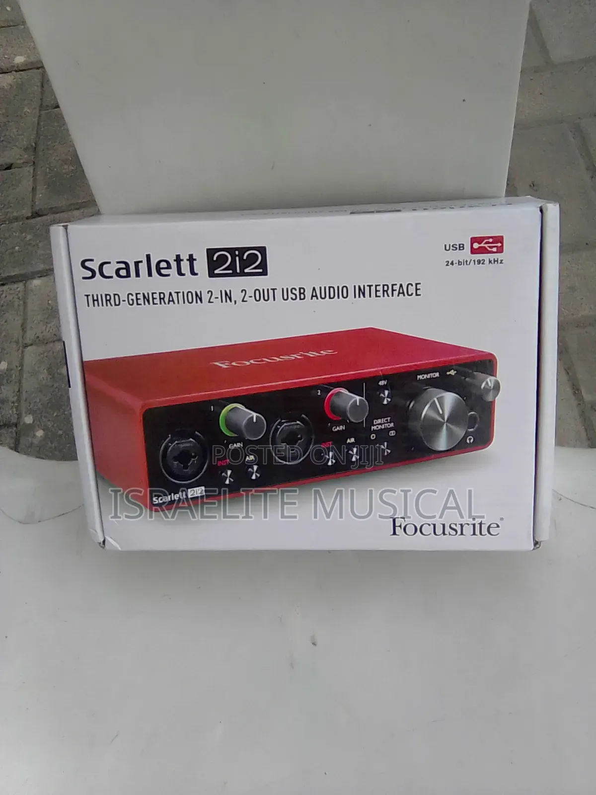 Focusrite Sound Card Scarlett 2i2, 4i4 Third Generation