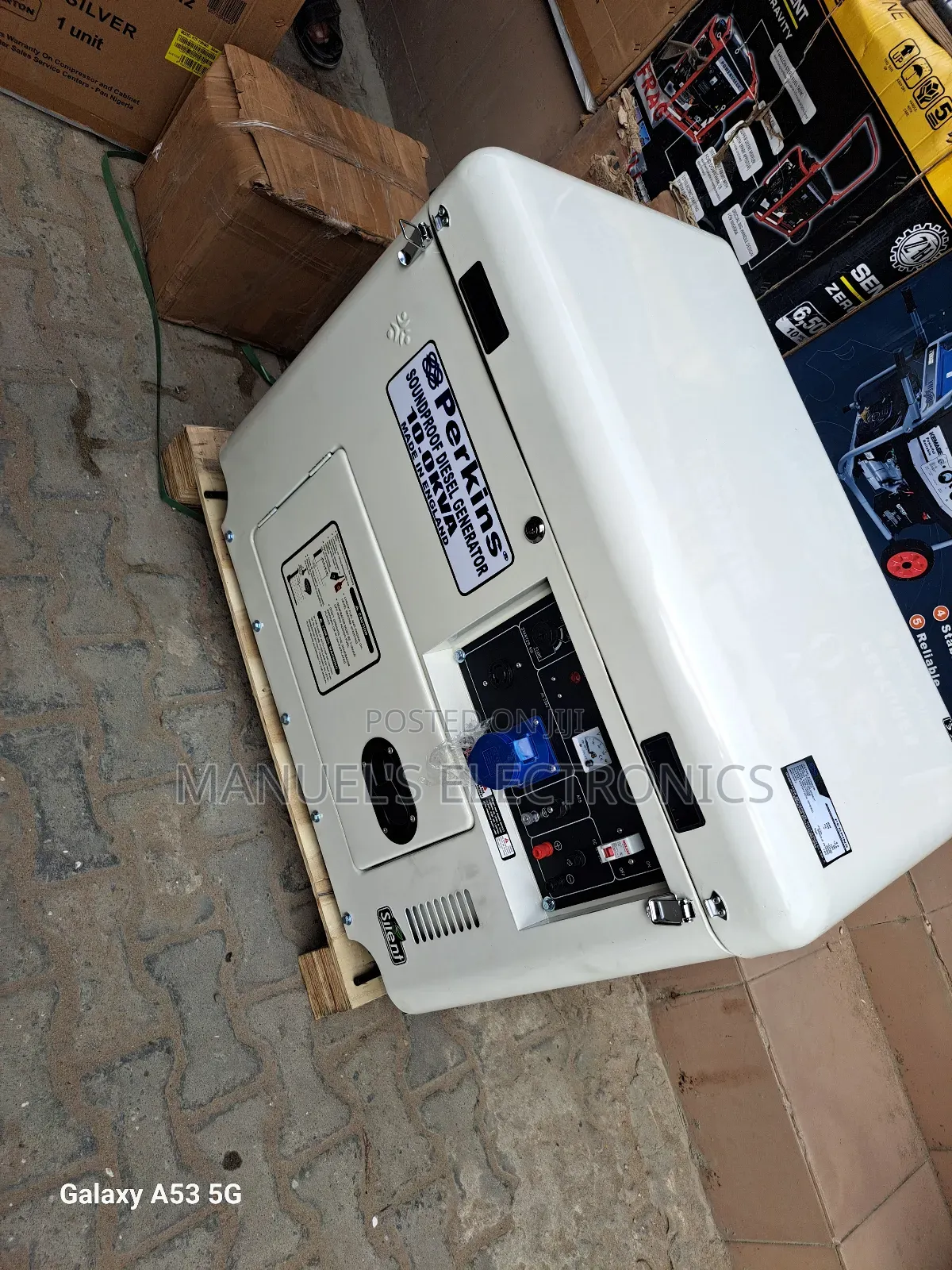 I Have 10kva Perkins Diesel Soundproof Generator 100% Copper