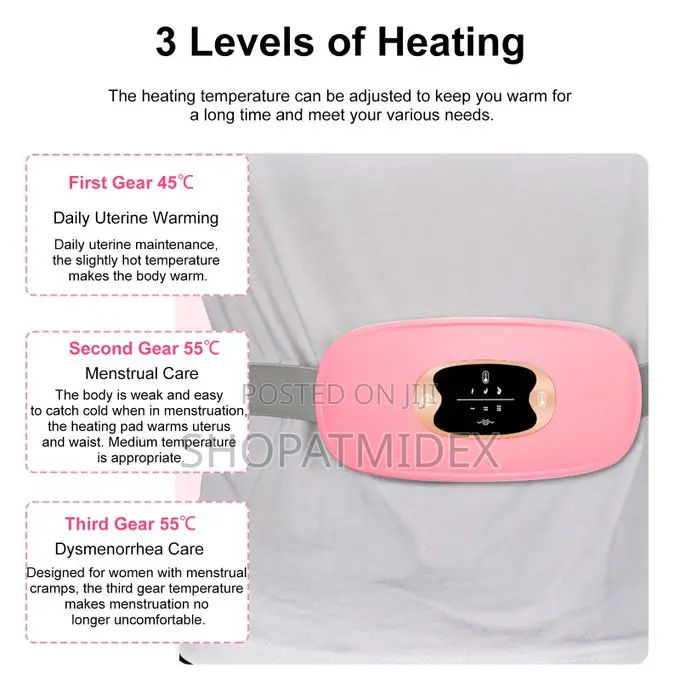 Women Heating Pad Rapid Pain Relief Menstrual Cramps