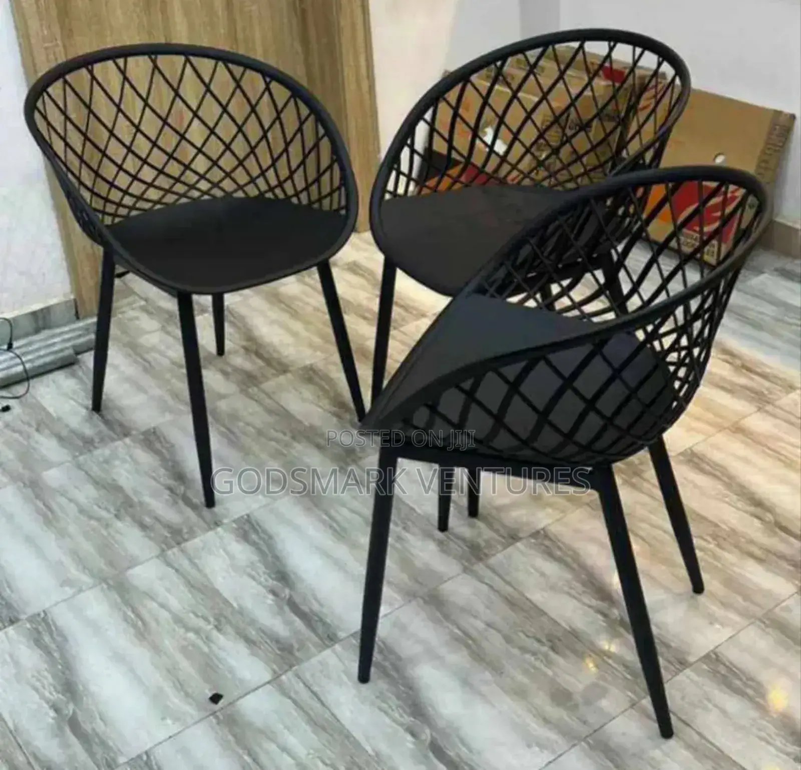 Restaurant Chair in Basket Weave Style.