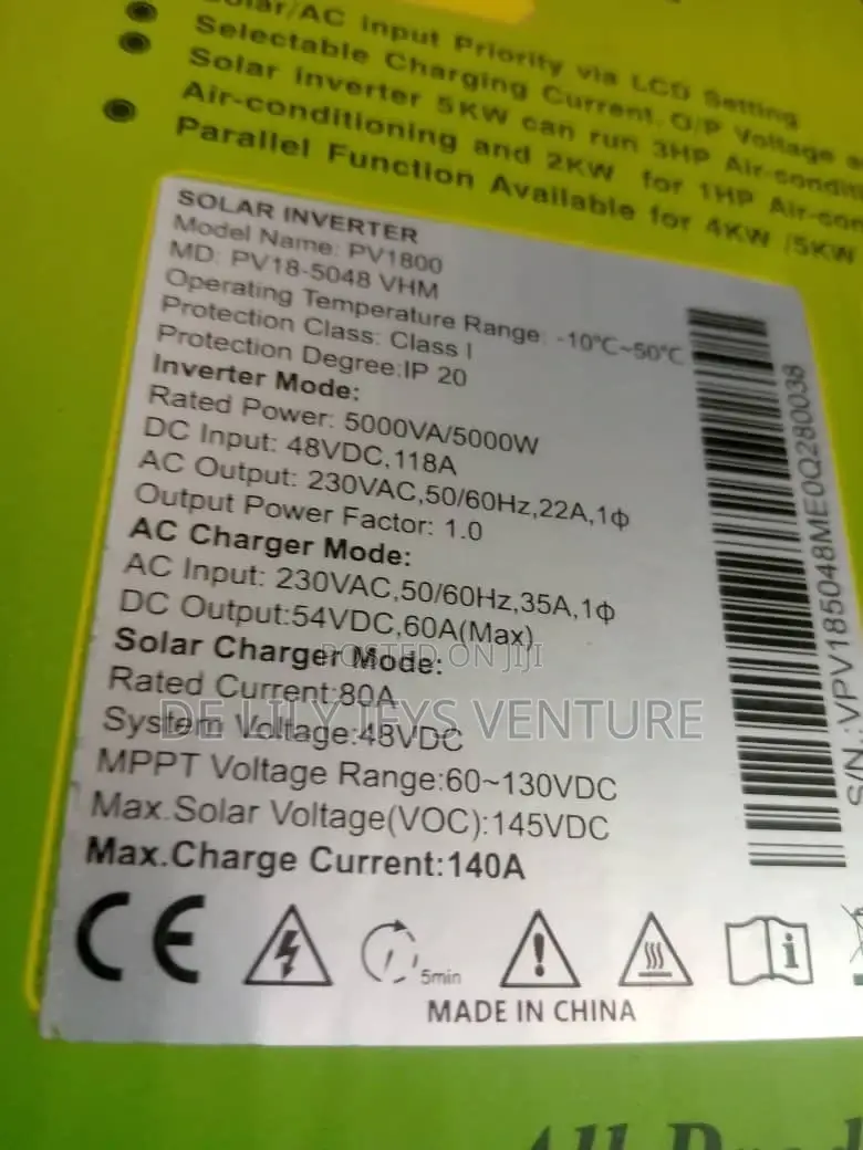 Must Inverter Hybrid 5kva 48v