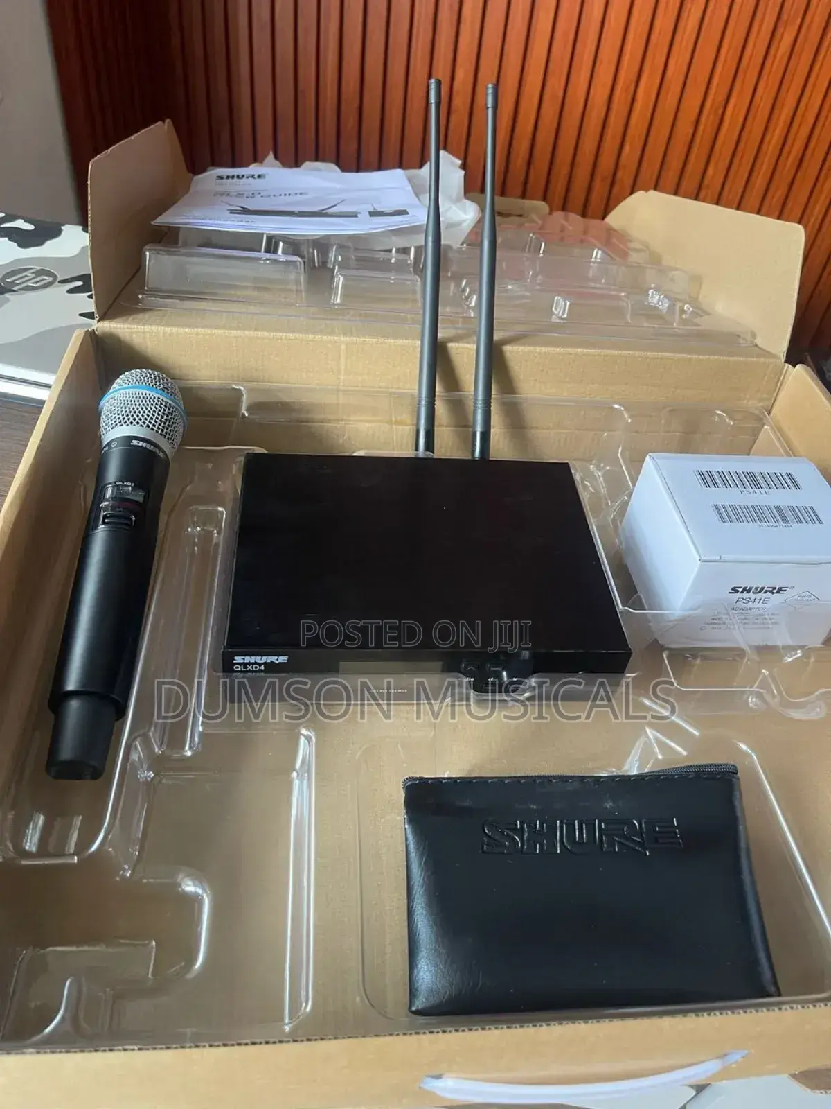 Shure Qlxd4 Bata 87a Wireless Microphone System Uhf