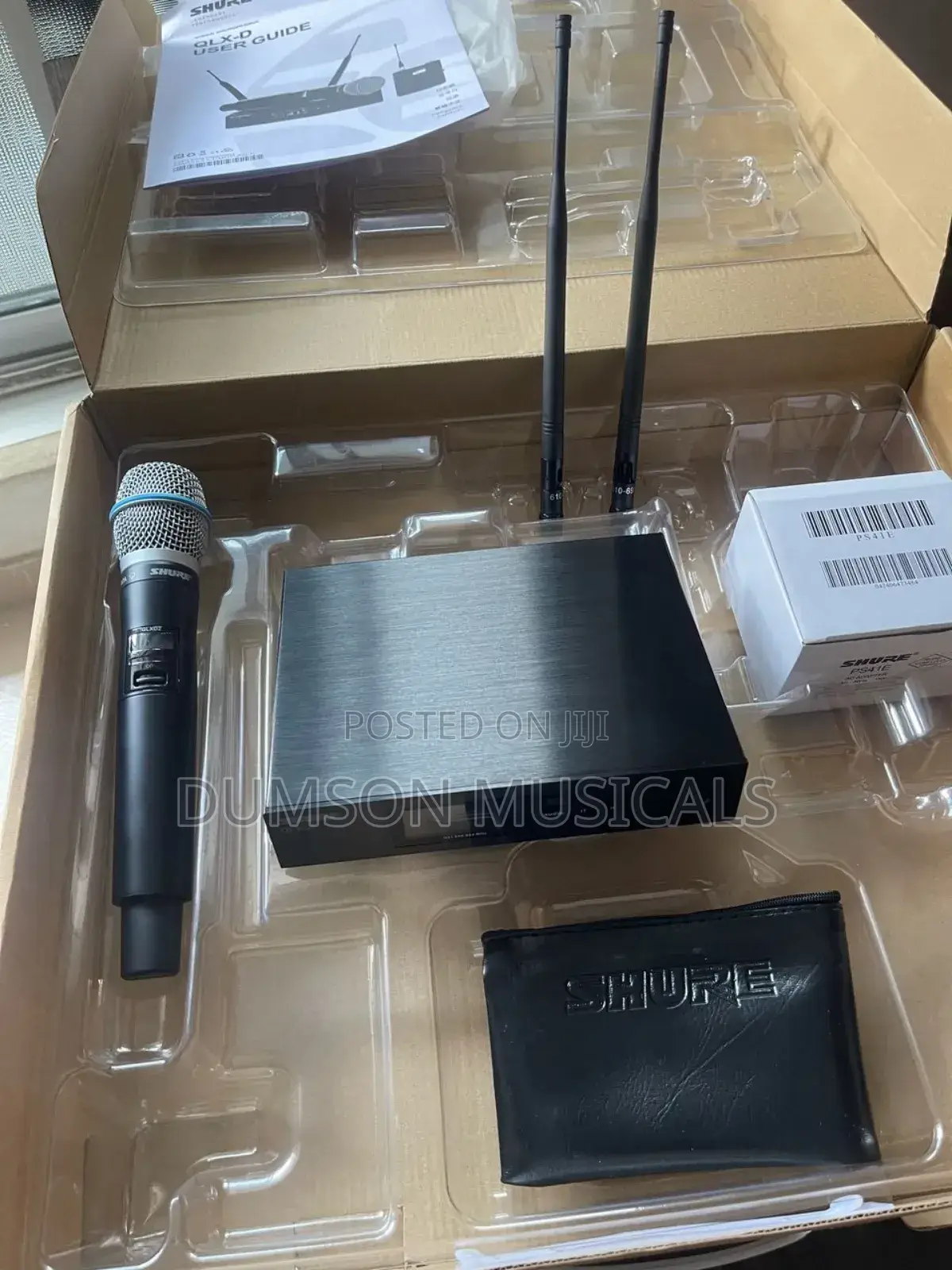 Shure Qlxd4 Bata 87a Wireless Microphone System Uhf