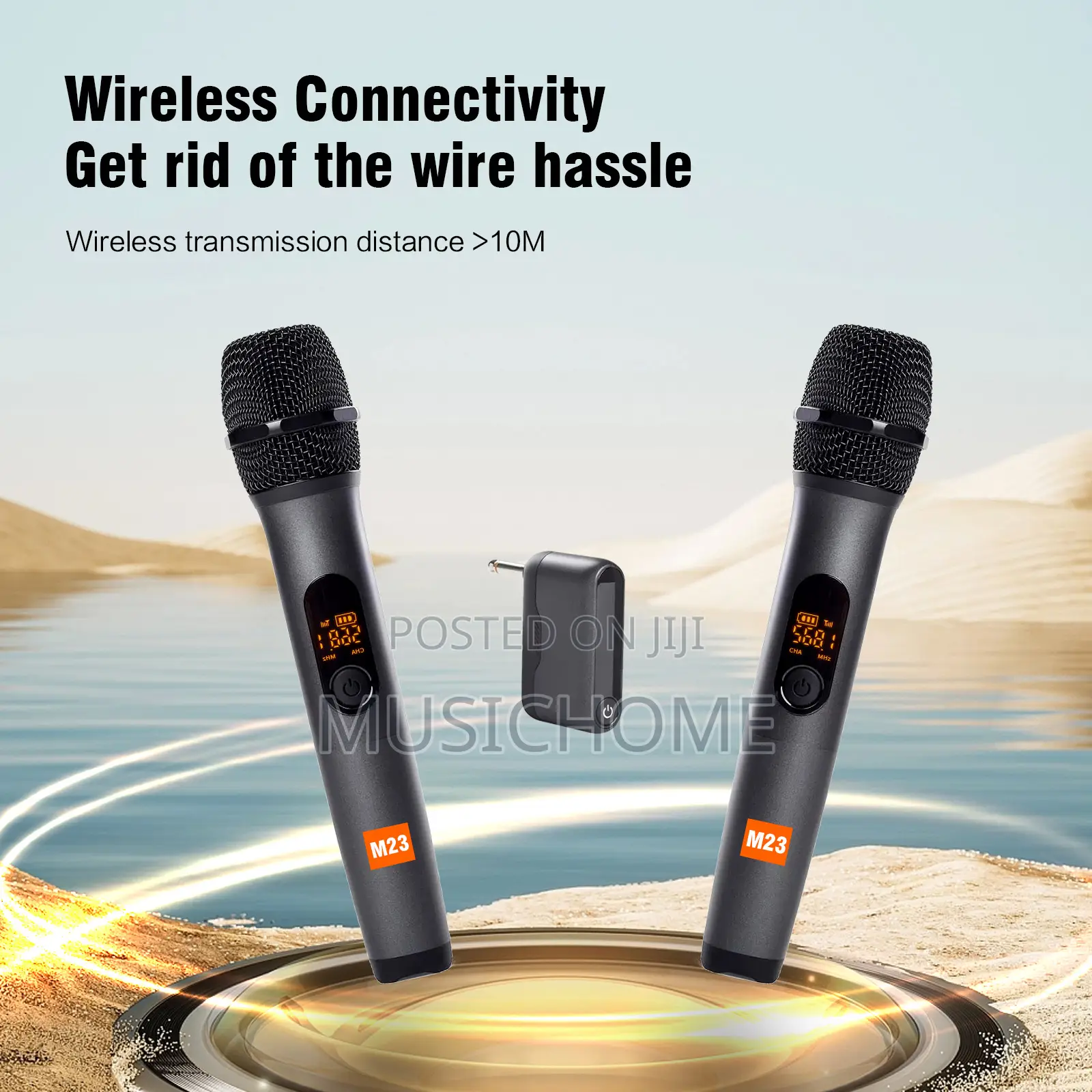 High Quality Rechargeable Dual Wireless Microphone