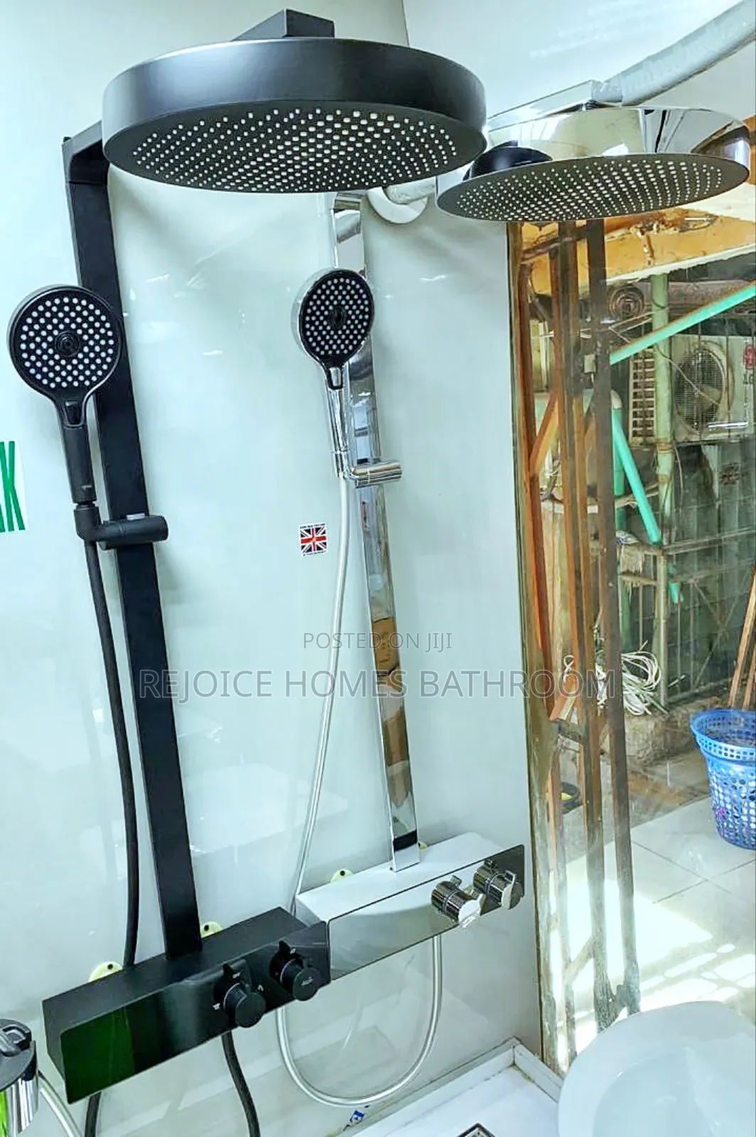 Chrome/Silver Executive England Luxury Round Shower Mixer