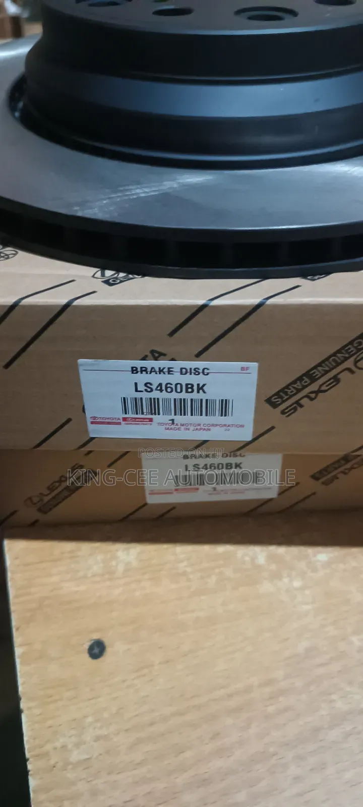 Rear Brake Disc Lexus Ls460/Ls500 2008-2024 Model