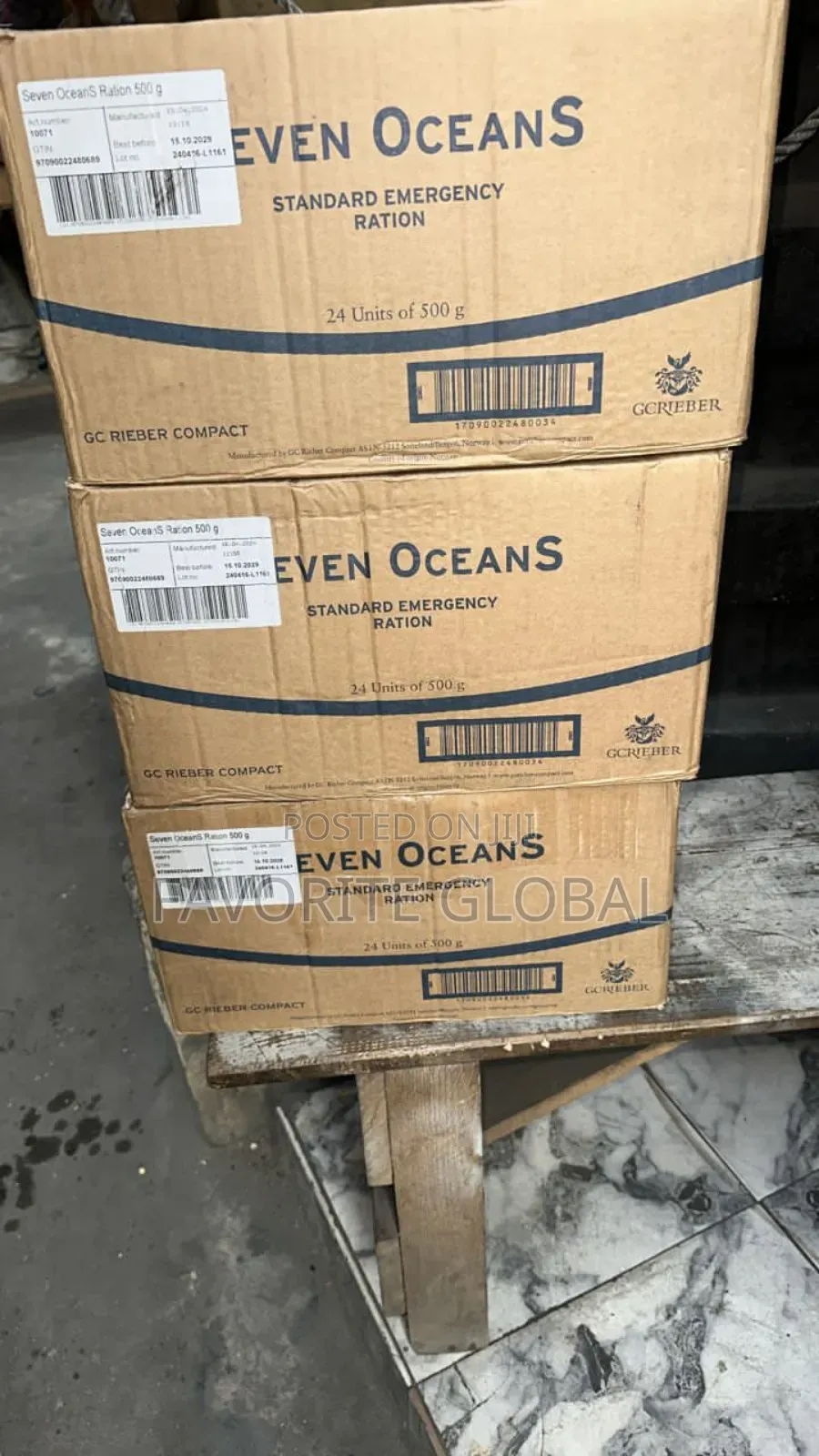 Food Ration Seven Oceans