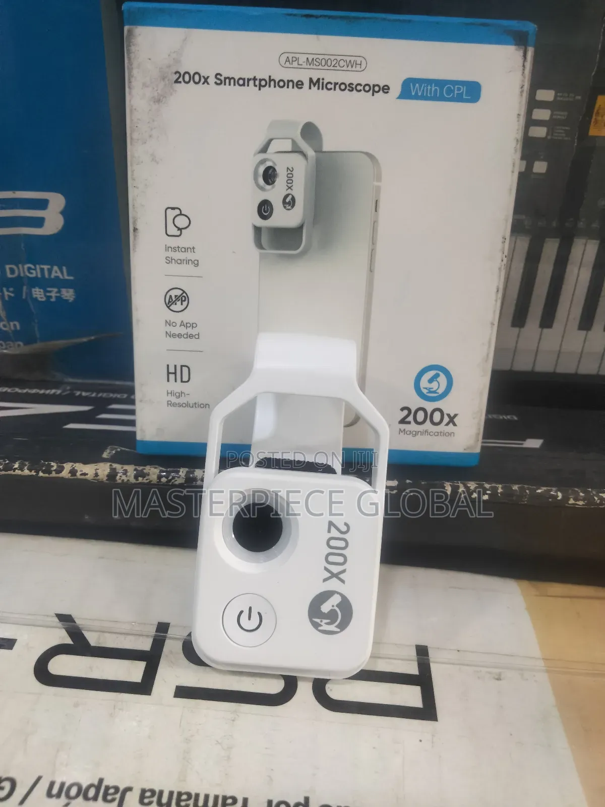 200x Smartphone Microscope With CPL