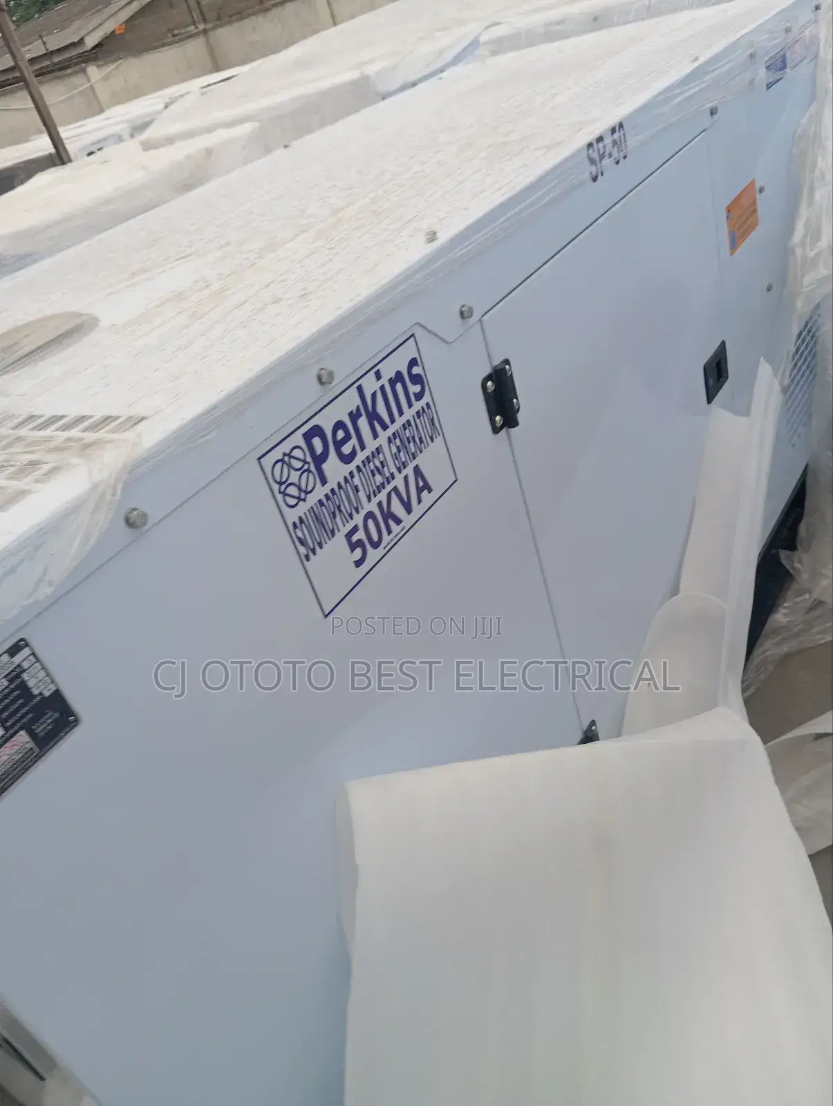 50kva Perkins Generator Soundproof Brand New, Original