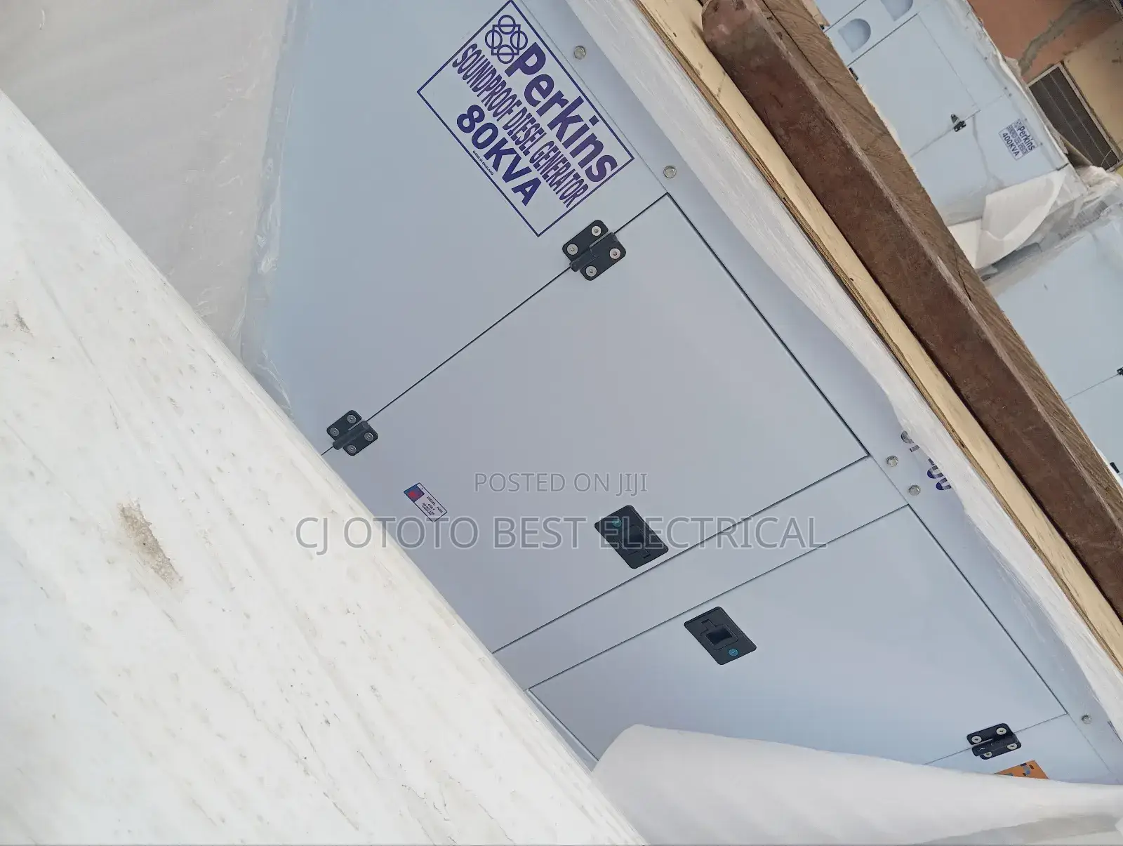 Complete 80kva Perkins Generator Soundproof 2 Years Warranty