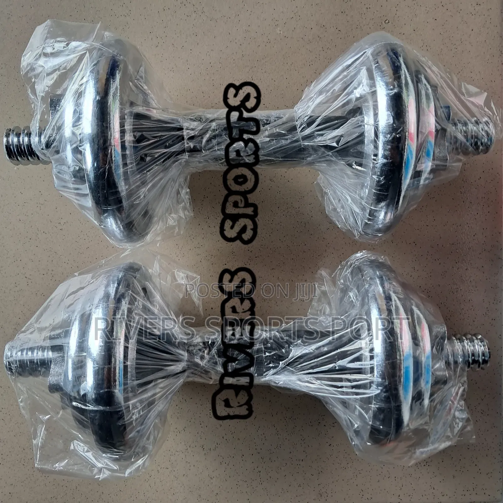 10kg Adjustable Chrome Dumbbell Set