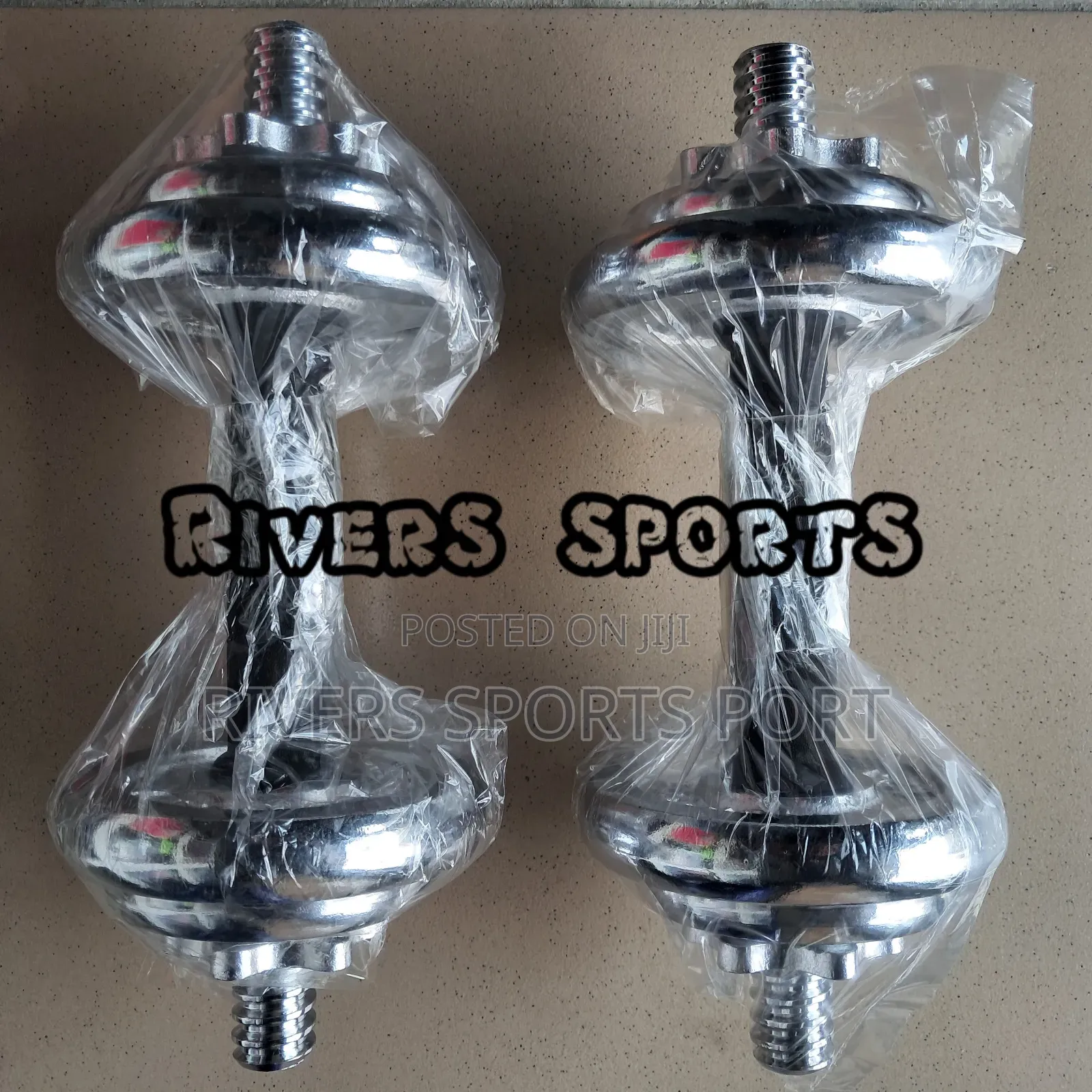 10kg Adjustable Chrome Dumbbell Set
