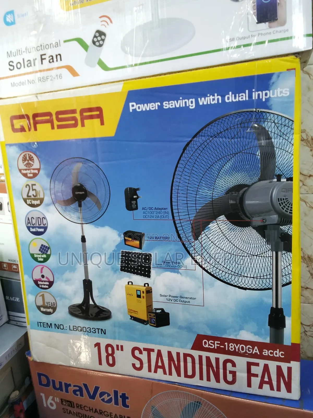 Qasa 18" Standing Fan