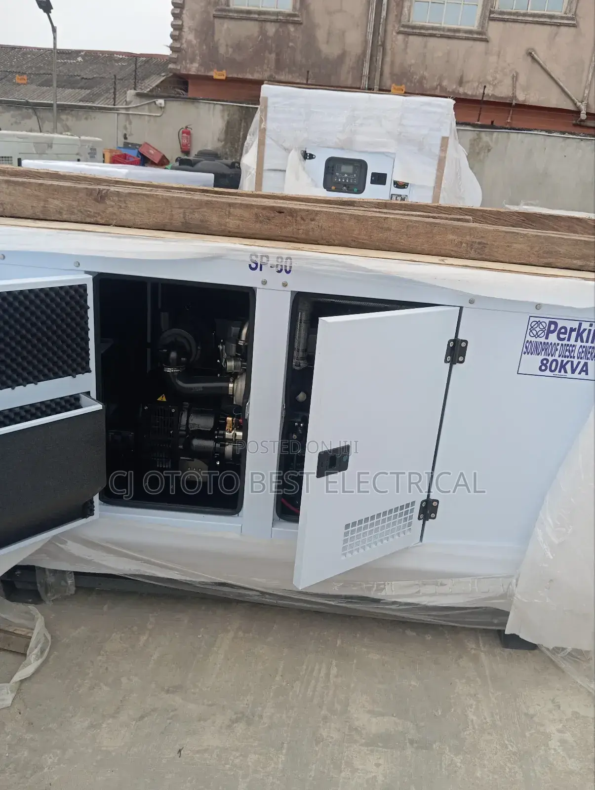 80kva Perkins Generator Soundproof 2 Years Warranty