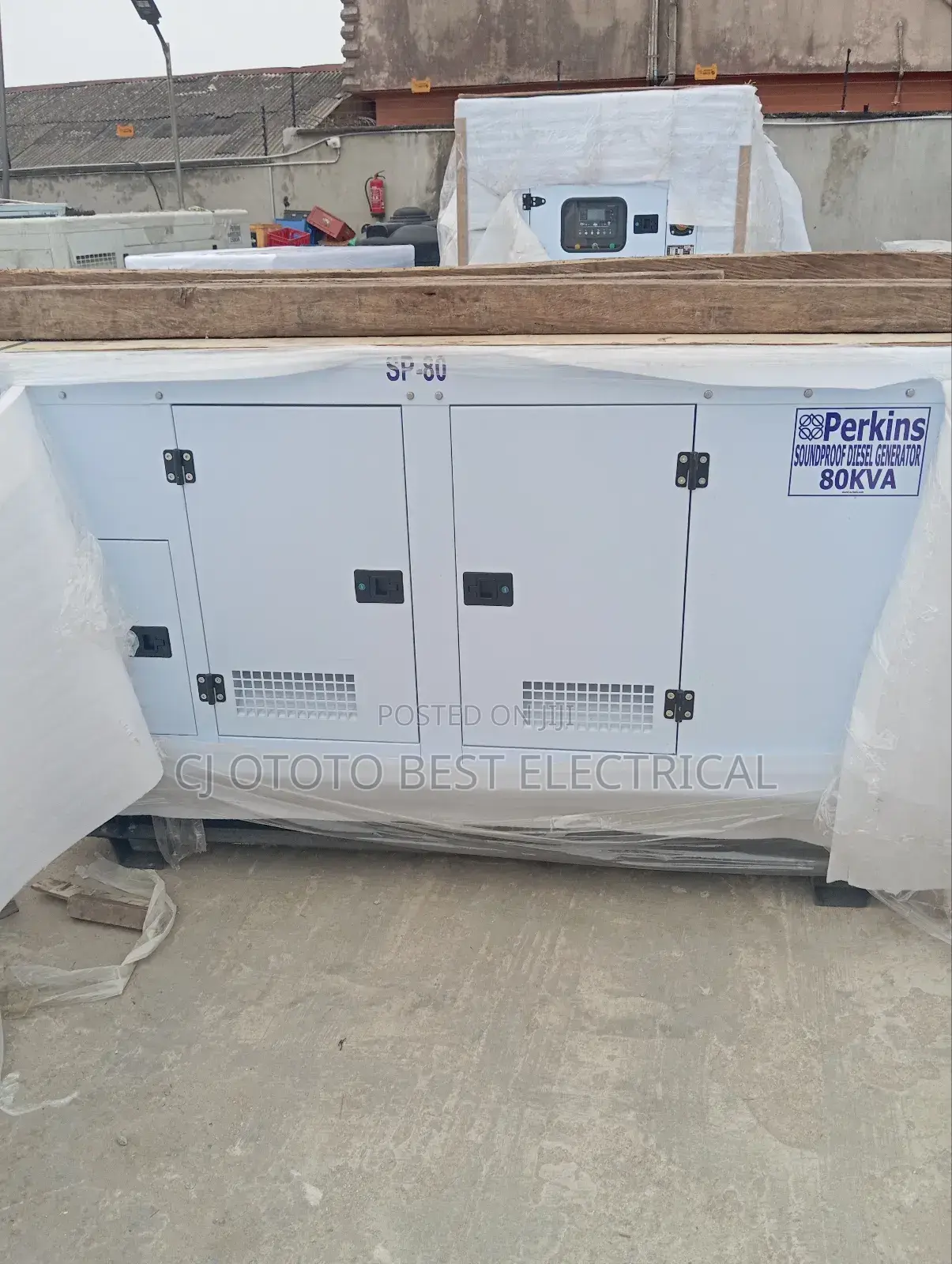 80kva Perkins Generator Soundproof Brand New