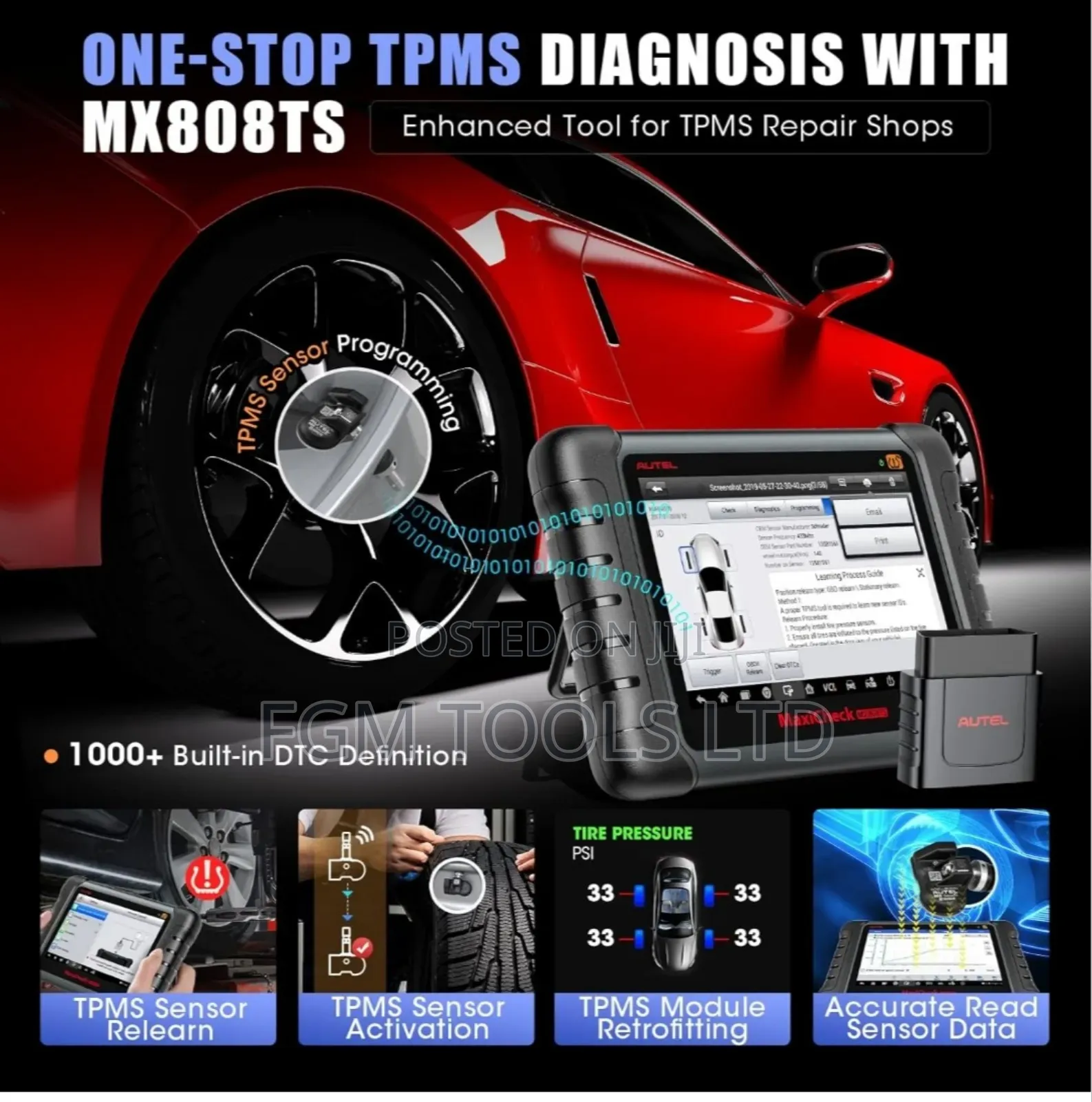 Autel Maxicheck Mx808s-Ts TPMS