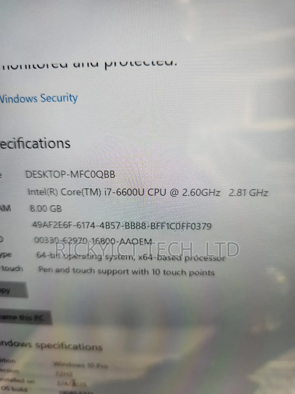 Laptop Microsoft Surface Laptop 6 8GB Intel Core I7 SSD 256GB
