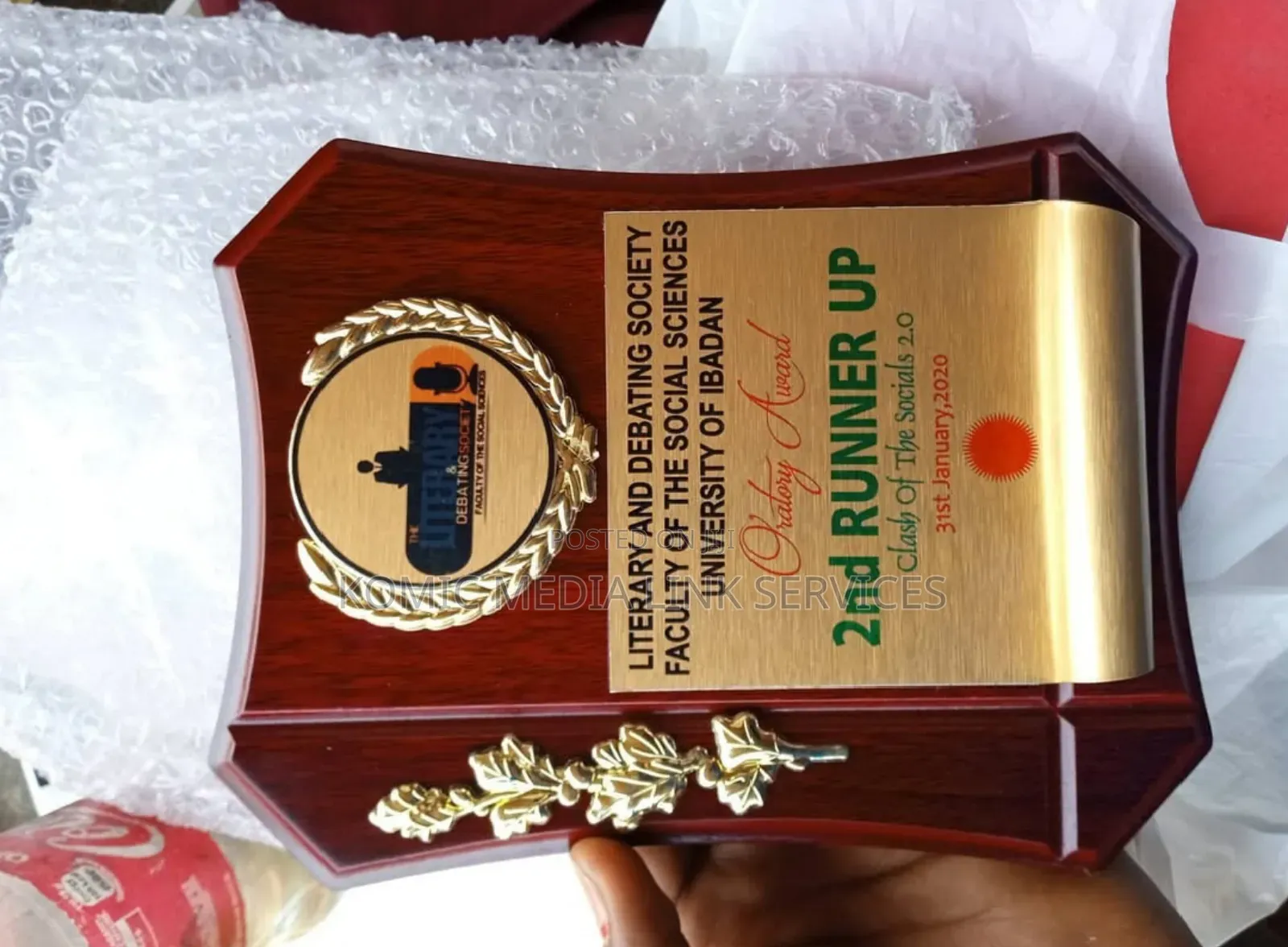 Awards and Plaque