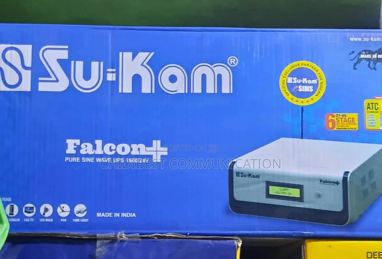 Sukam Inverter 1600ah 24vlts