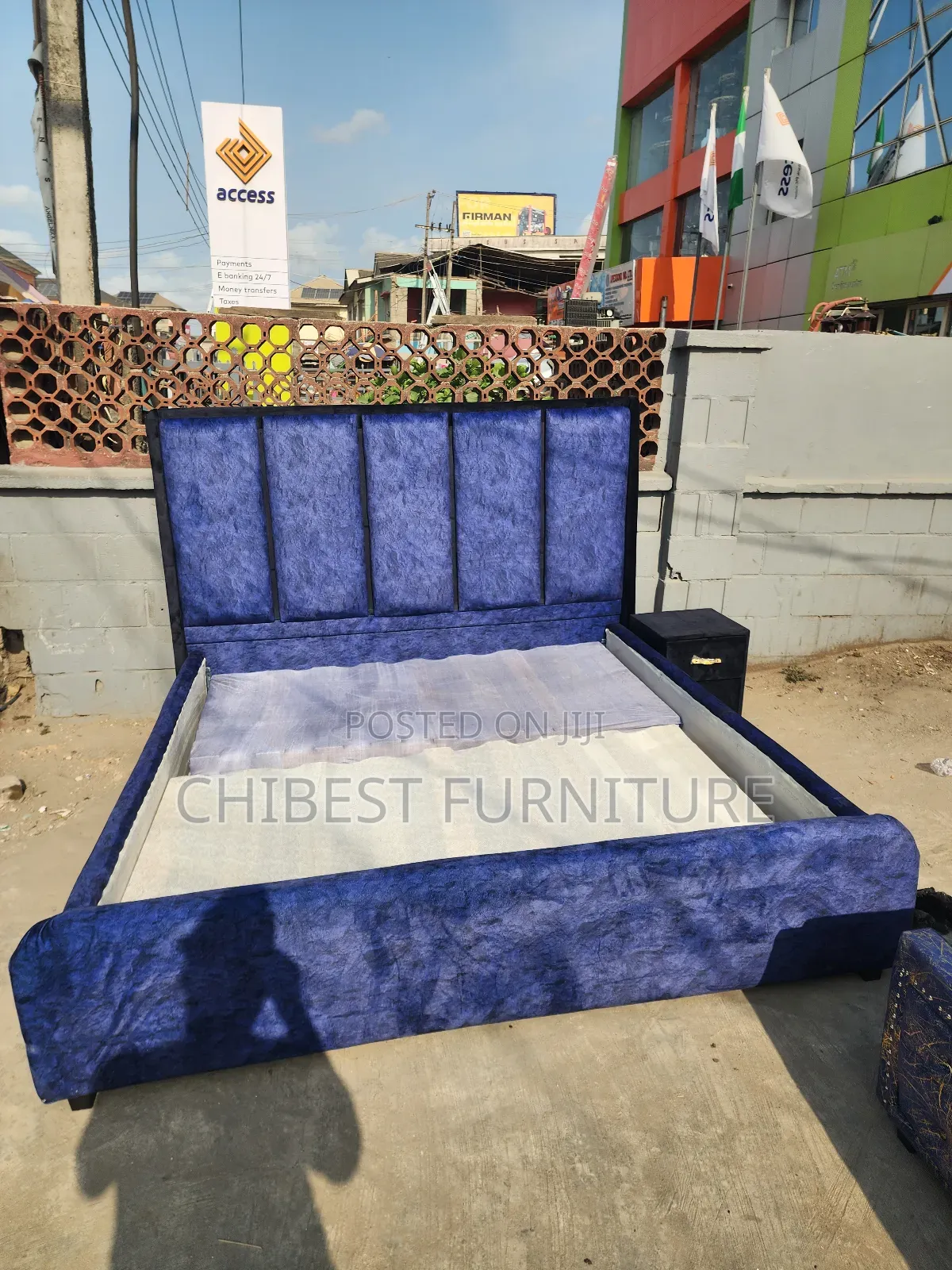 5ft Tall Padded 6by6 Bed.