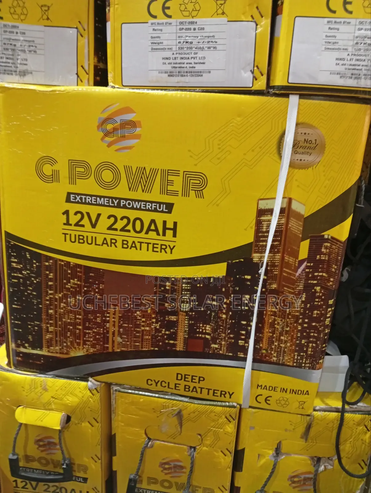 220ah/12v G-Power Tubular Battery