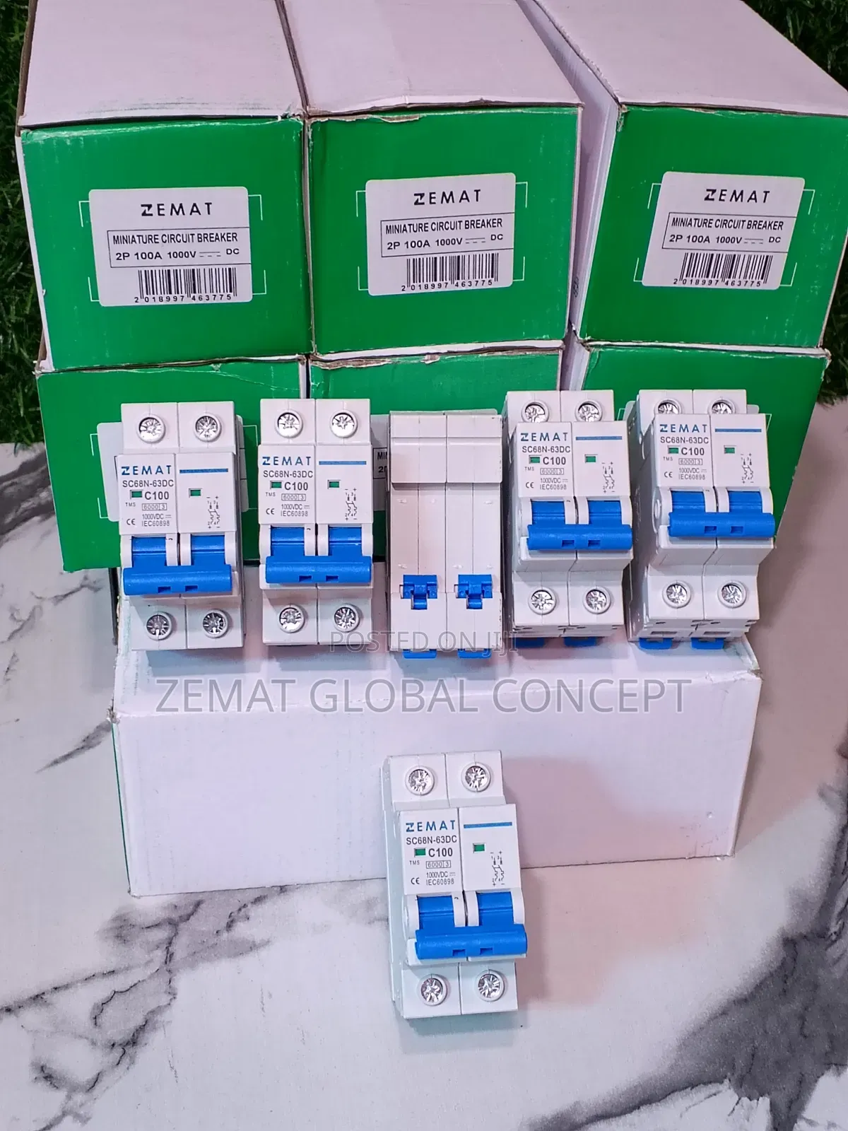 100amps Dc Mcb Breaker 2poles