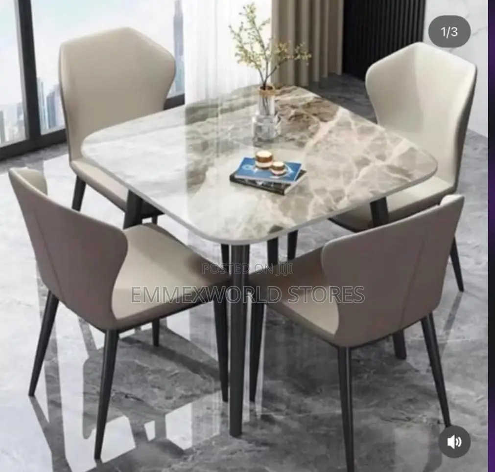 Marble Dinning Set by 4