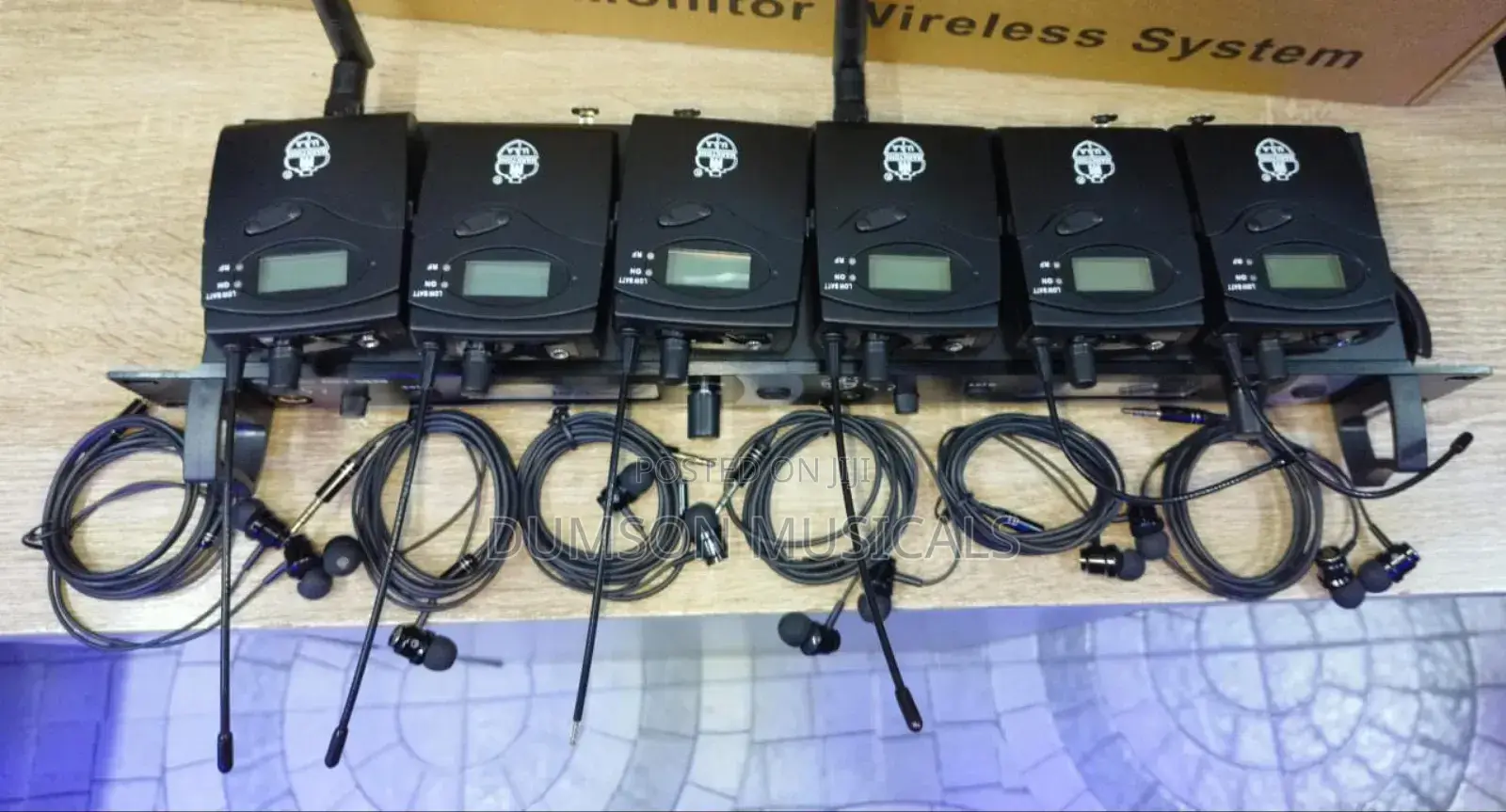 In-Ear Monitor 6in1 Steck Audio Wireless System