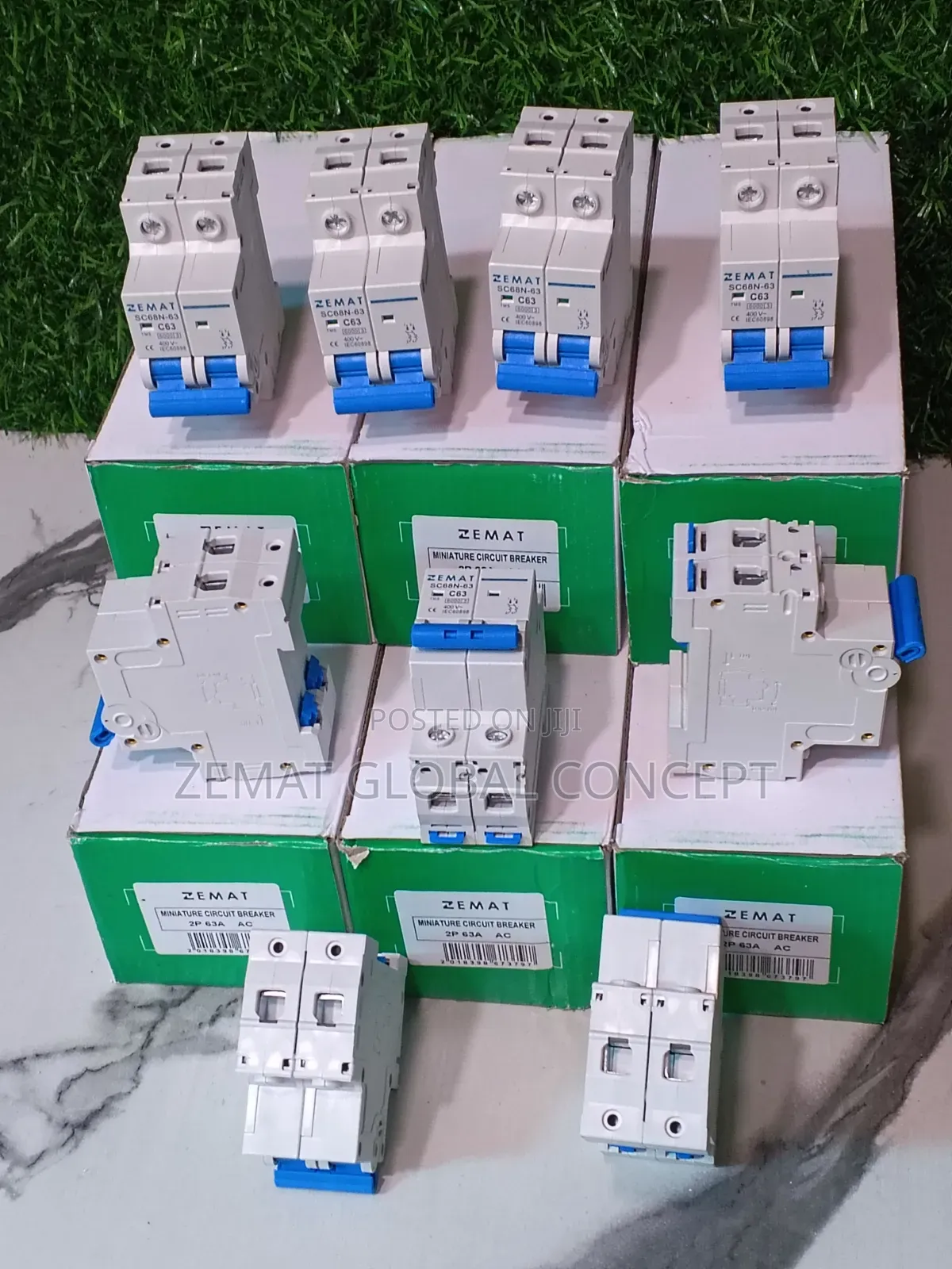 63amps Ac Solar Photovoltaic 2p Mcb Breaker