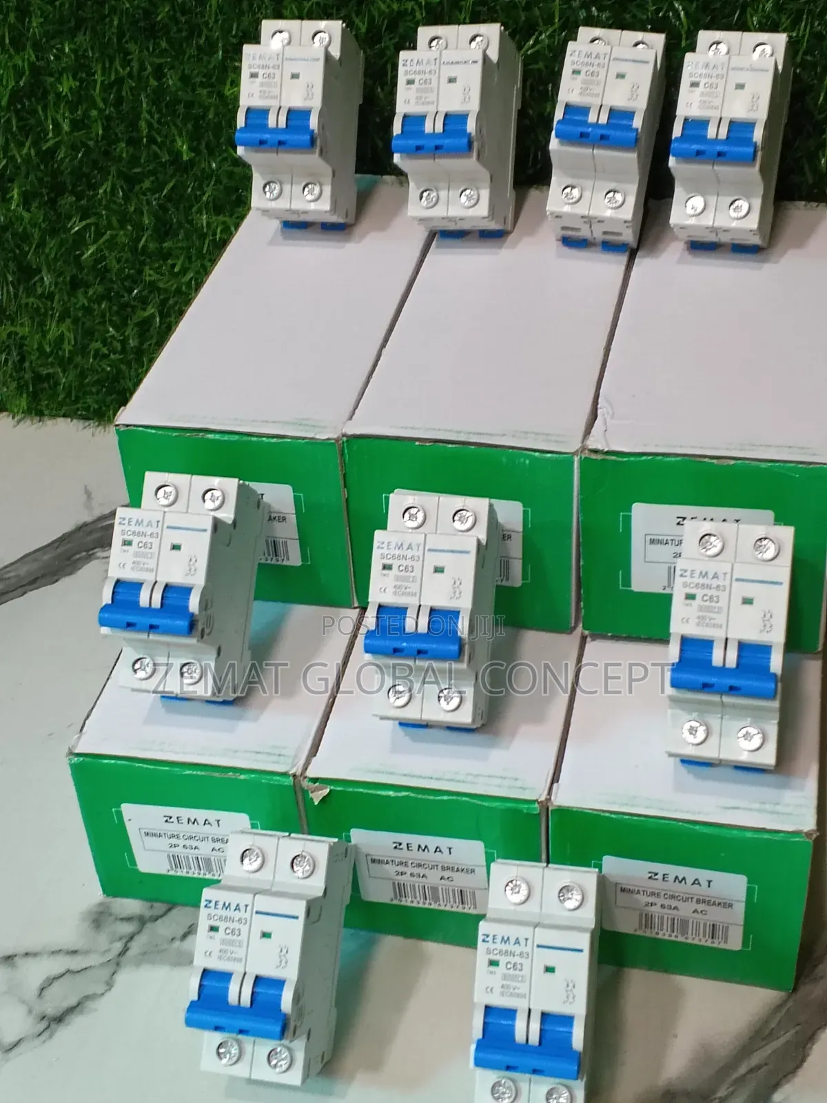 63amps Ac Solar Photovoltaic 2p Mcb Breaker