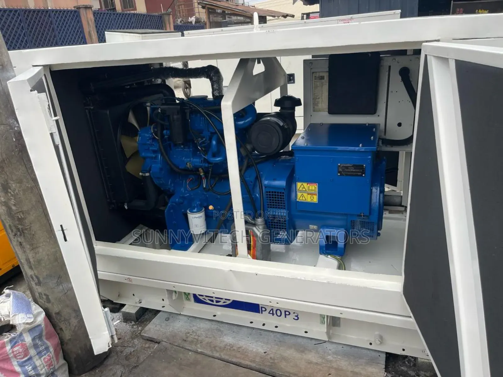 40kva Ecoplus Fg Wilson Super Silence Perkins Generator