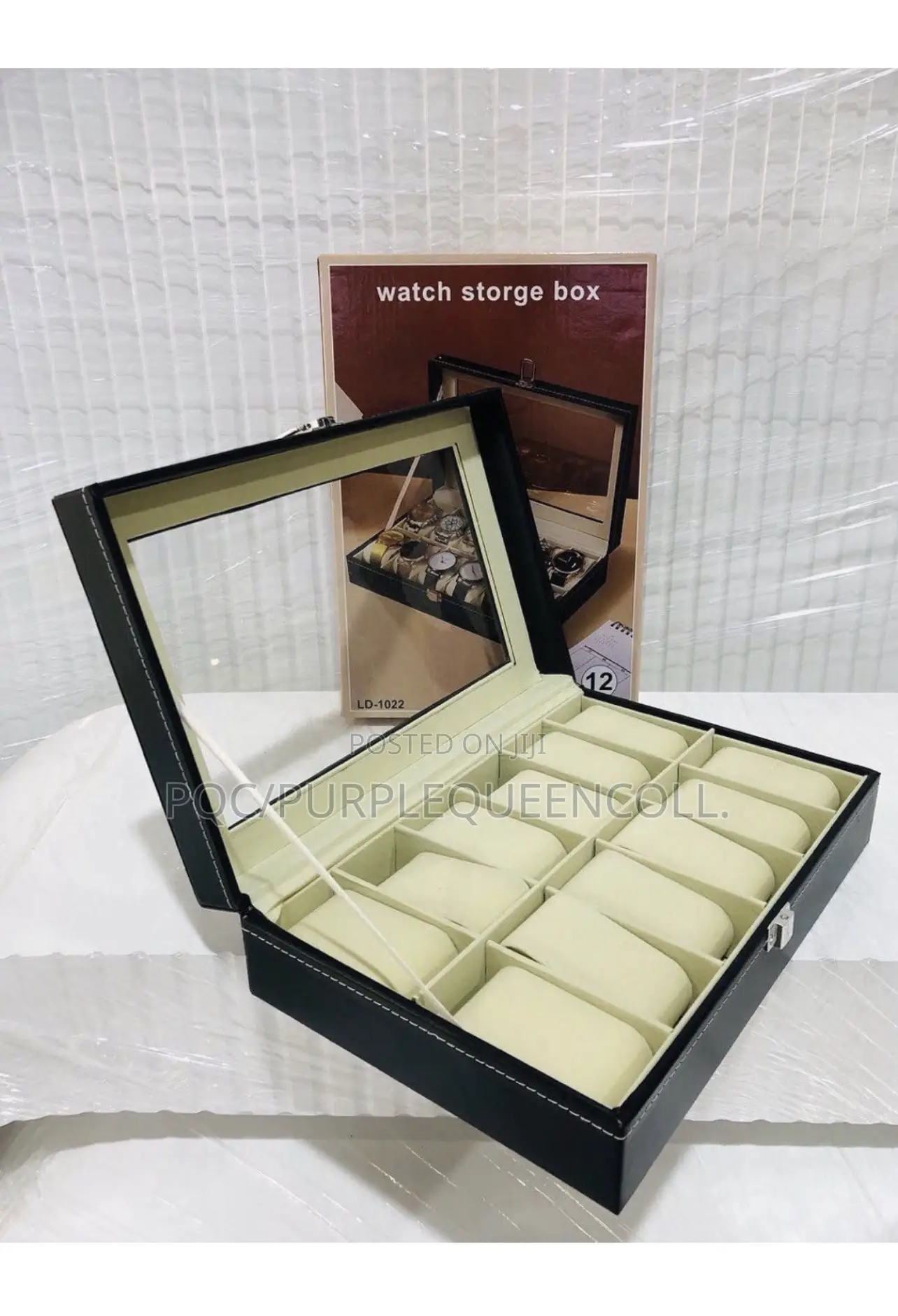 Wrist Watch Storage Box 12 Slot