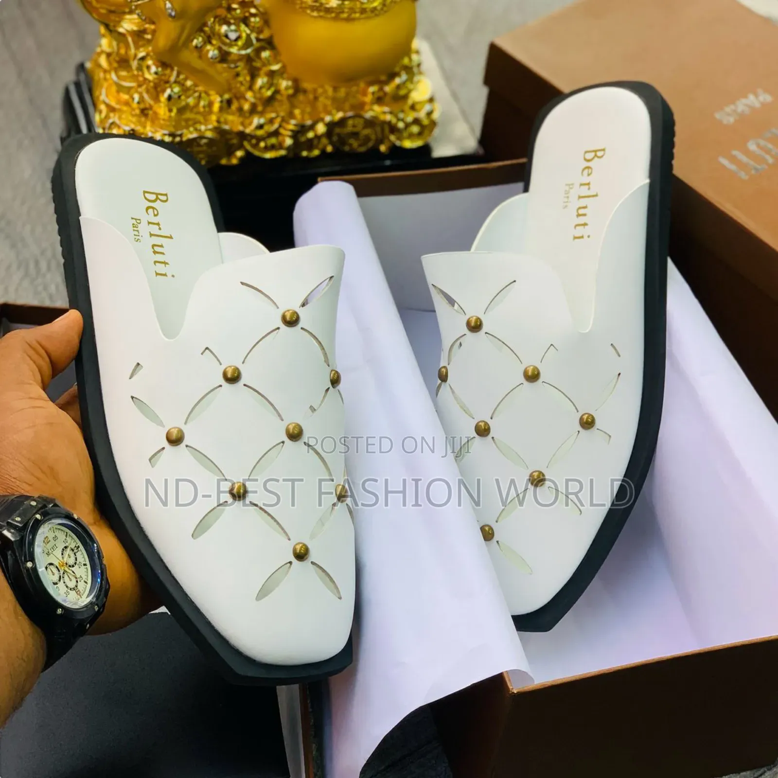 Berluti White Shoes