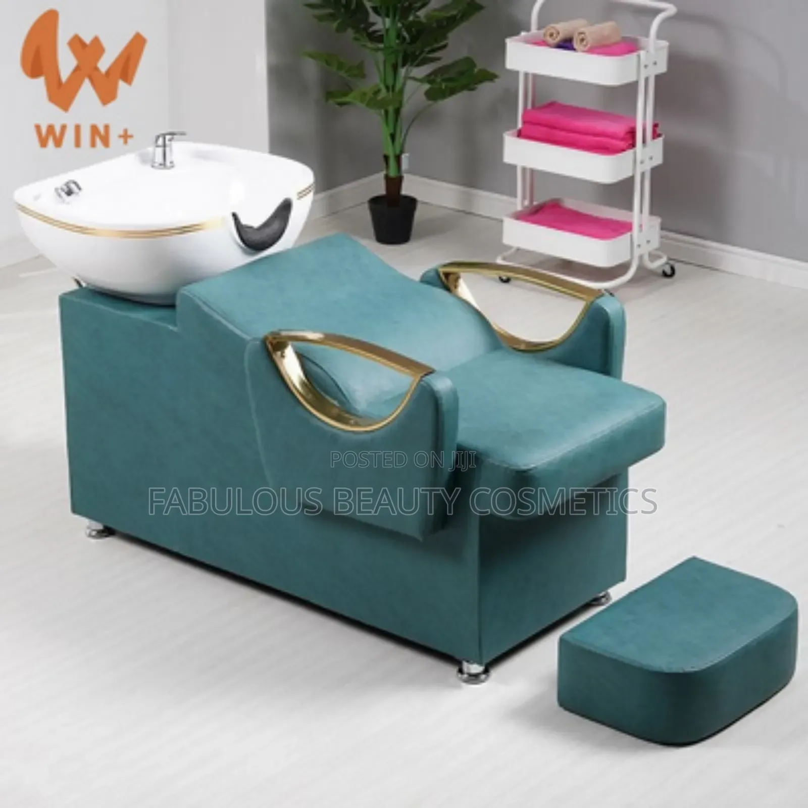 Professional Shampoo Washing Salon Bowl Sink Chair Table