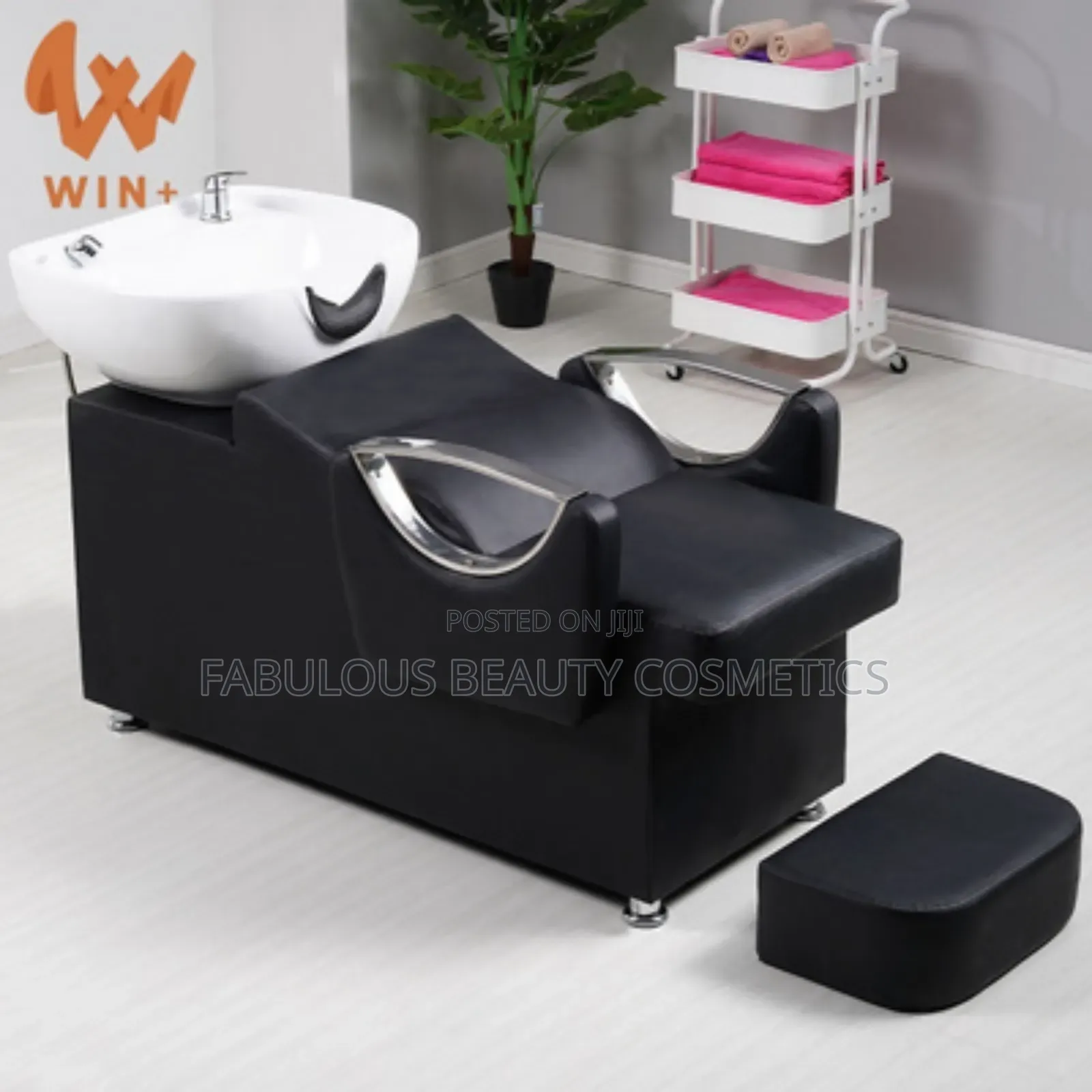 Professional Shampoo Washing Salon Bowl Sink Chair Table