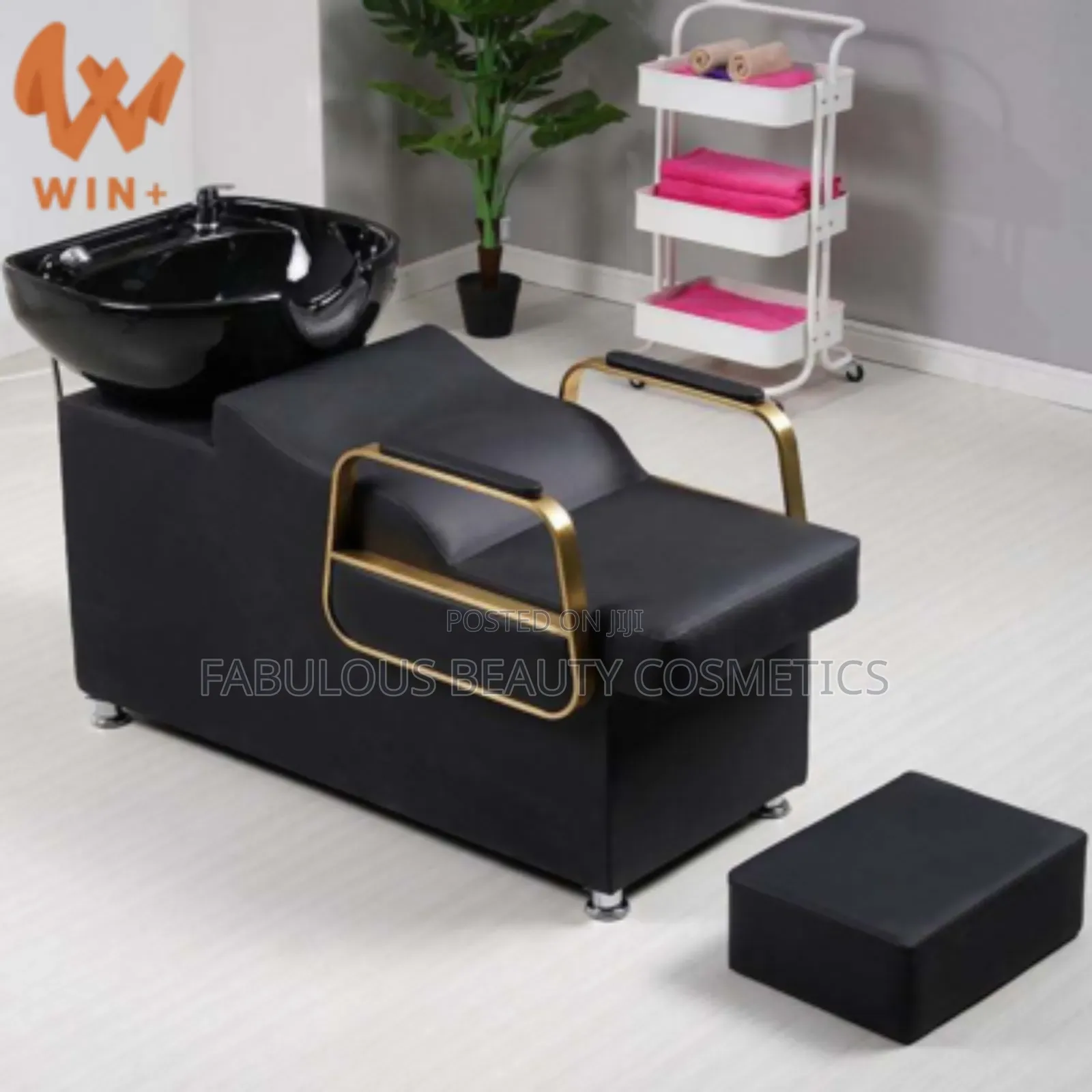 Professional Shampoo Washing Salon Bowl Sink Chair Table
