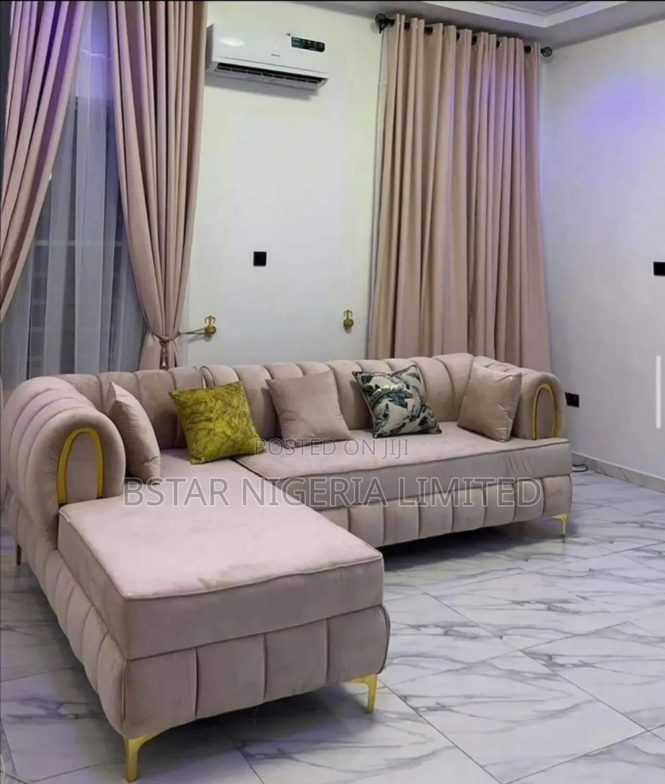 Promo!! High-Quality 6seaters l'Shape Sofa Chair