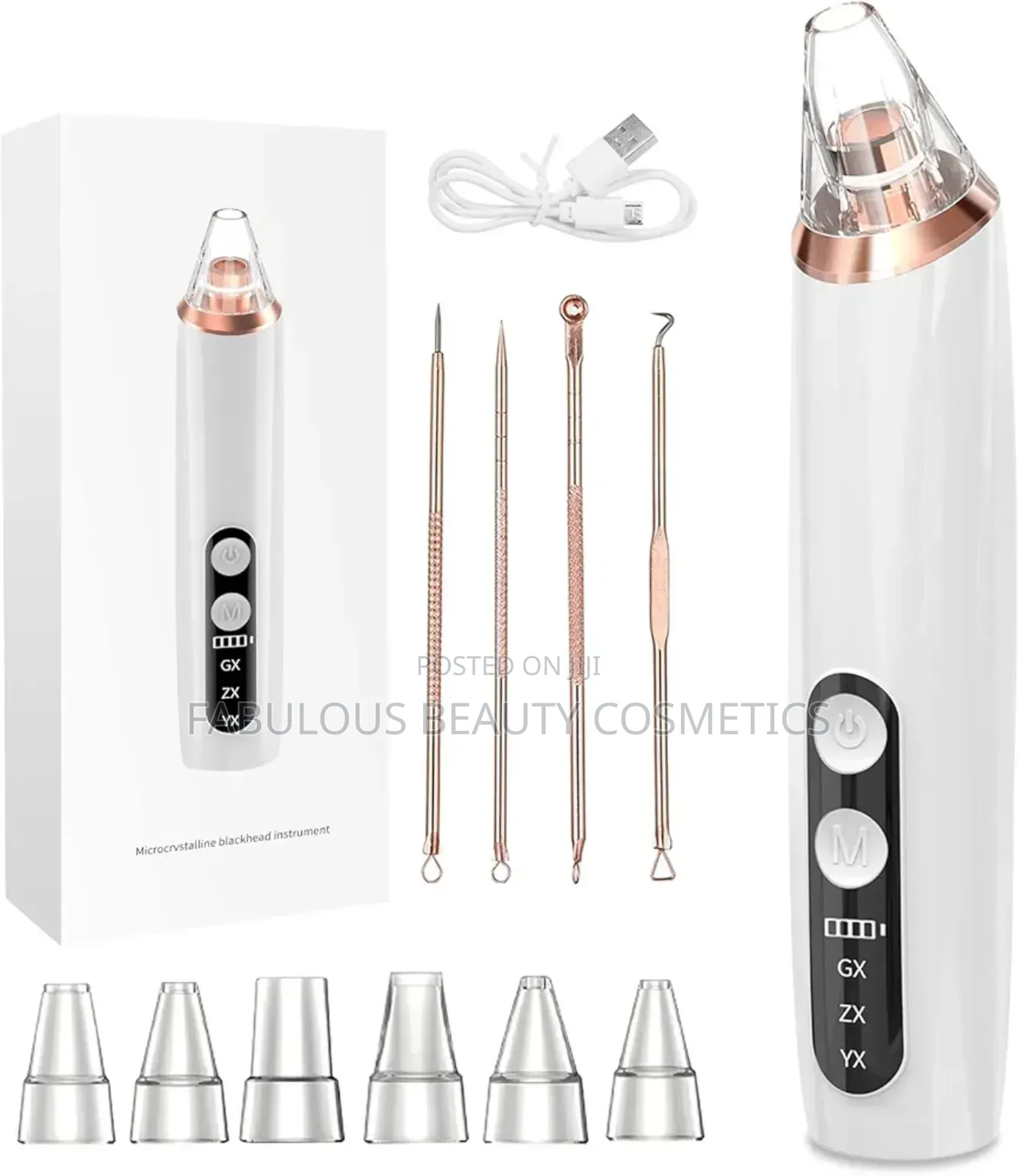 Blackhead Remover, Acne Facial Pore Cleanser Suction Tool