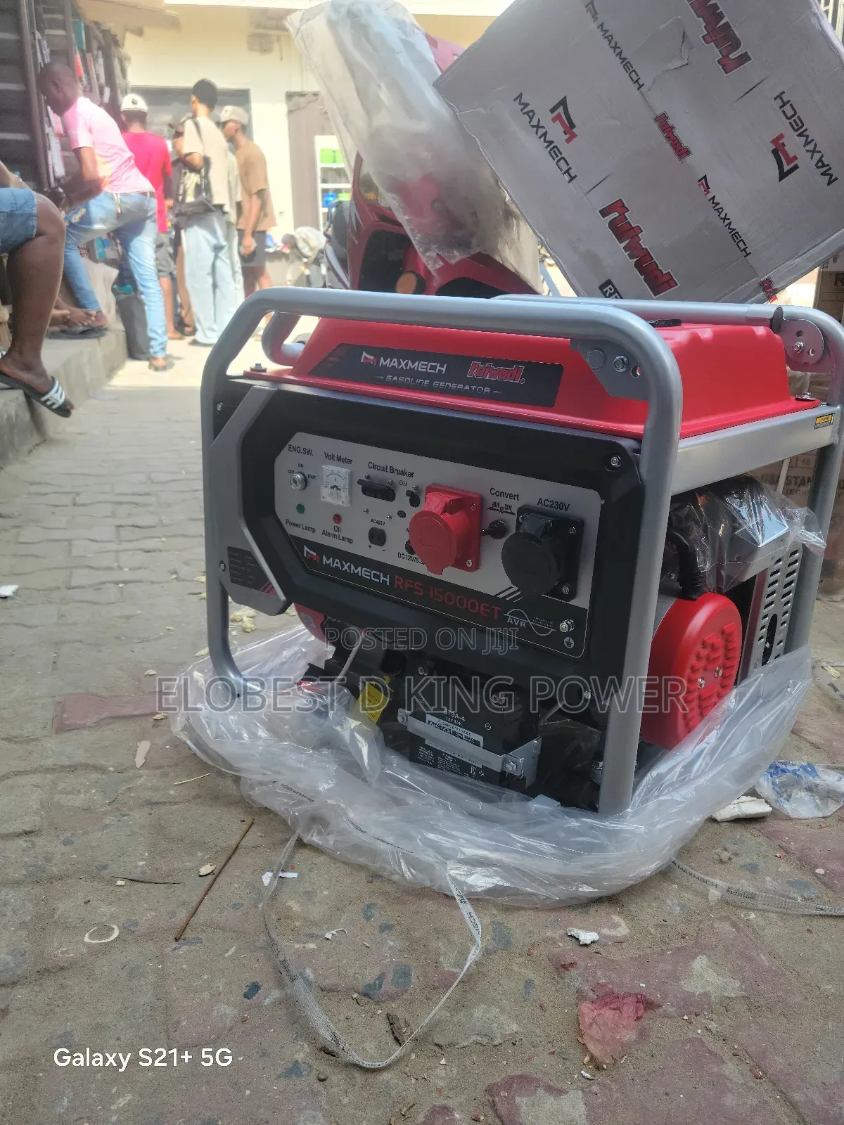 15kva Maxmech Three Phase Petrol Generator 100% Pure Copper