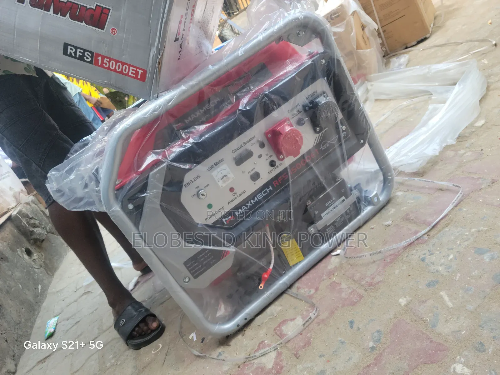 15kva Maxmech Three Phase Petrol Generator 100% Pure Copper