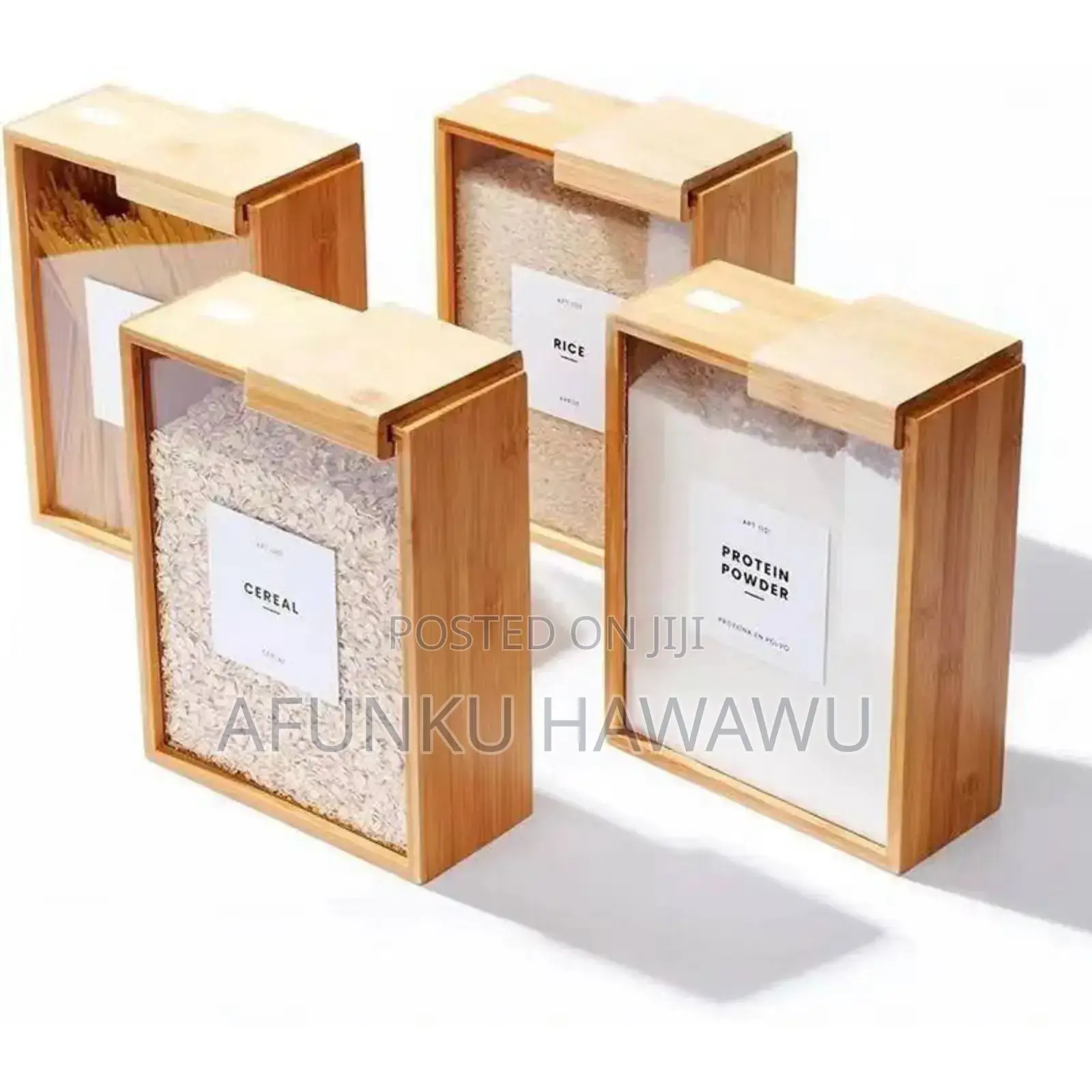 Wooden Airtight Storage Container