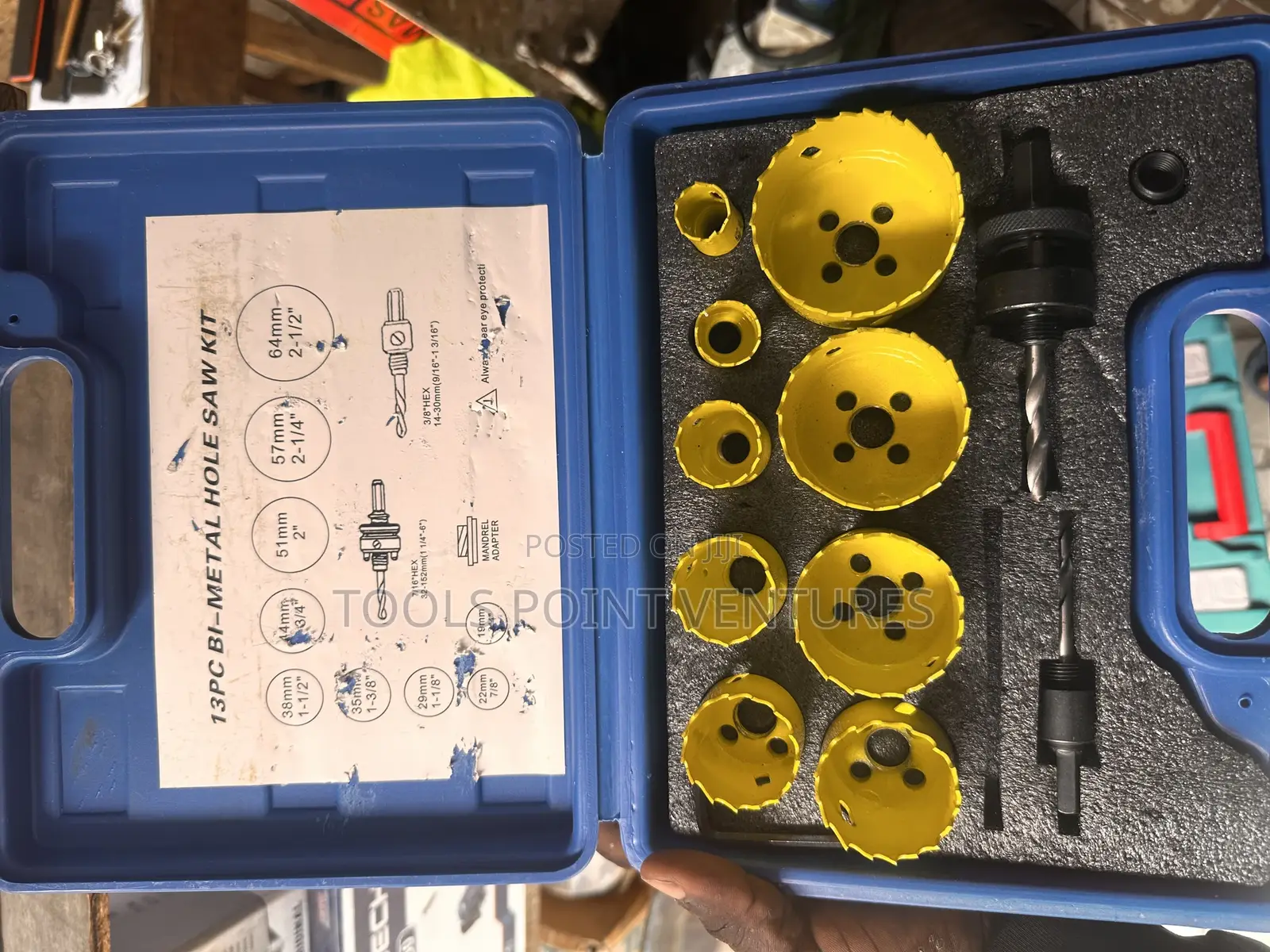 13pcs Bi-Metal Hole Saw Kit