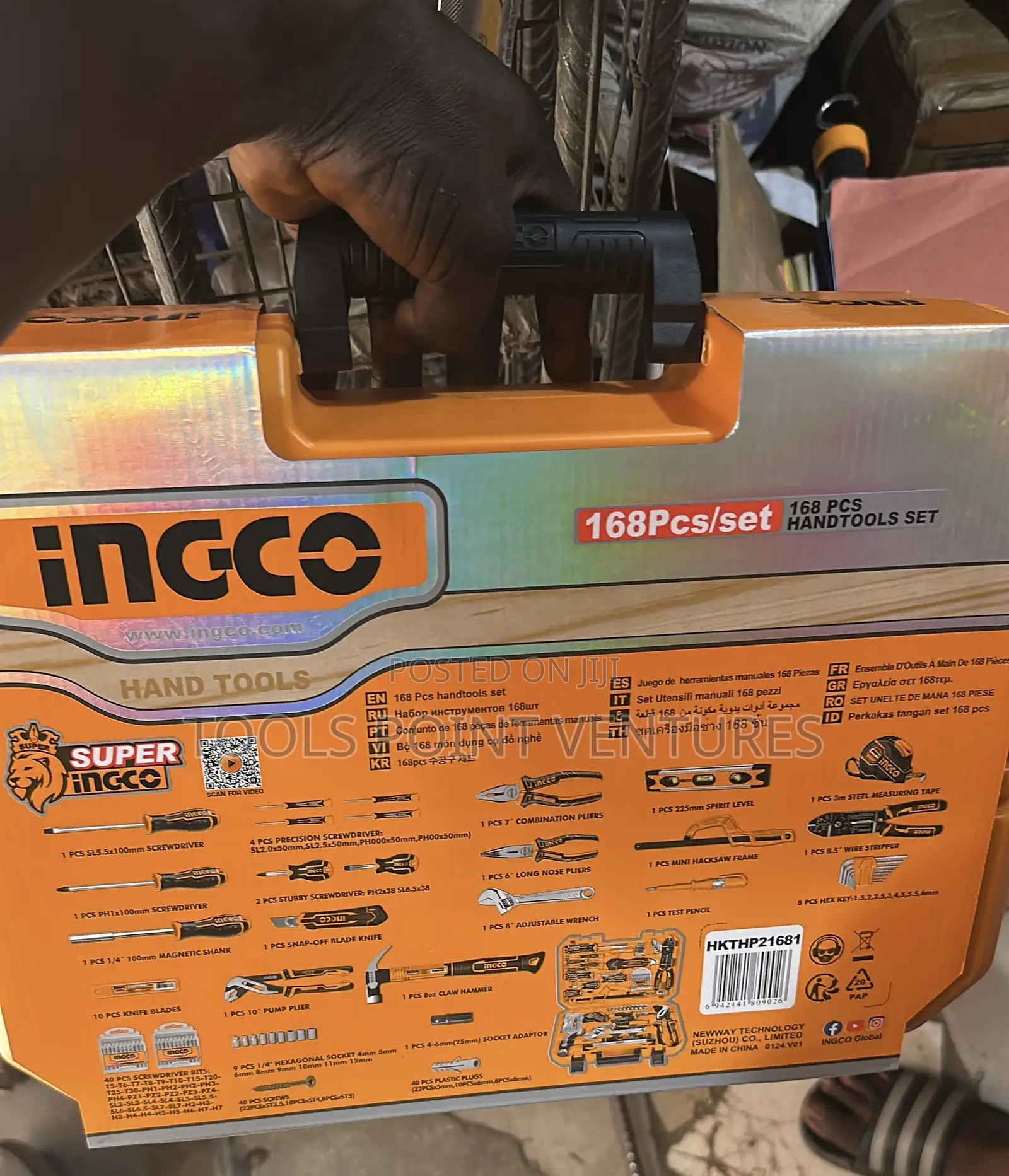 Ingco 168pcs Hand Tool Set