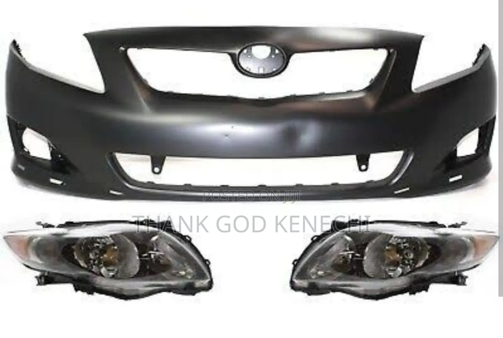 Front Bumper and Hend Lamp Corolla 2008 Model