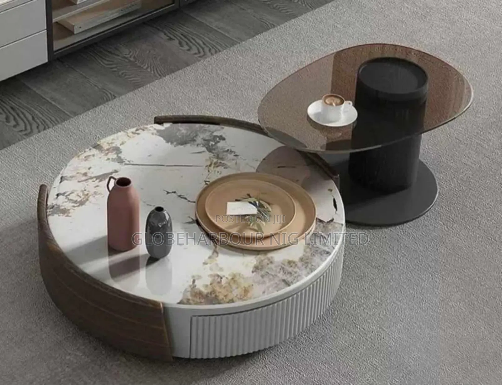 Luxury Mable Top Center Table