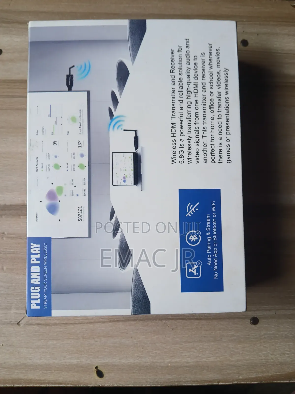 150m Wireless Hdmi Extender, Consit a Sender and Receiver,