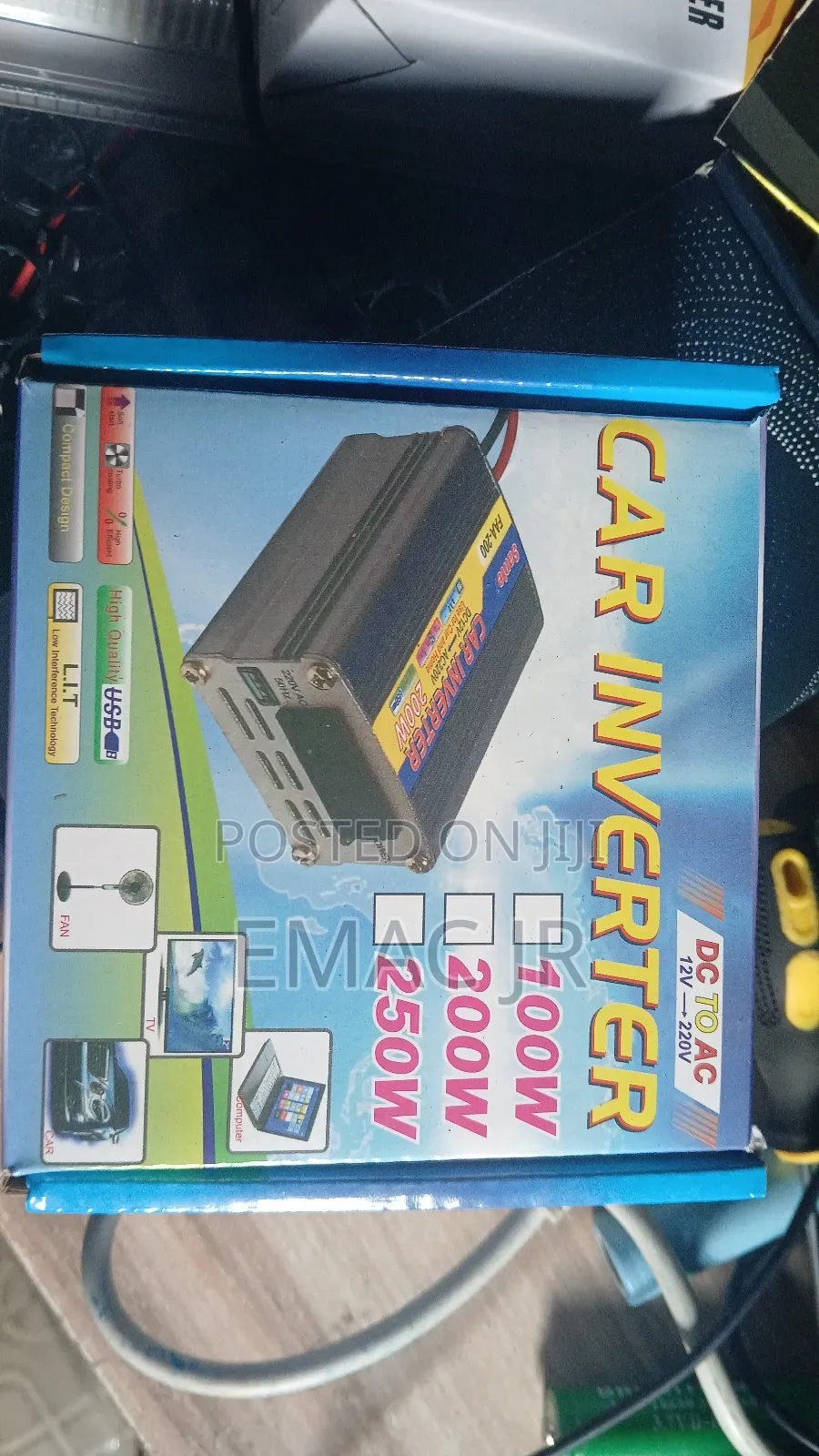 Suoer 250w Car Power Inverter