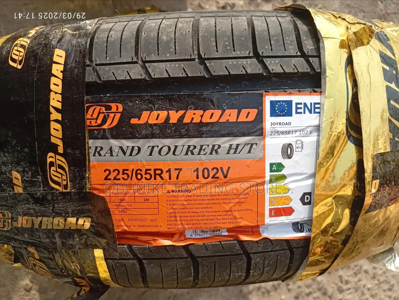 225/65r17 Joyroad Tyre
