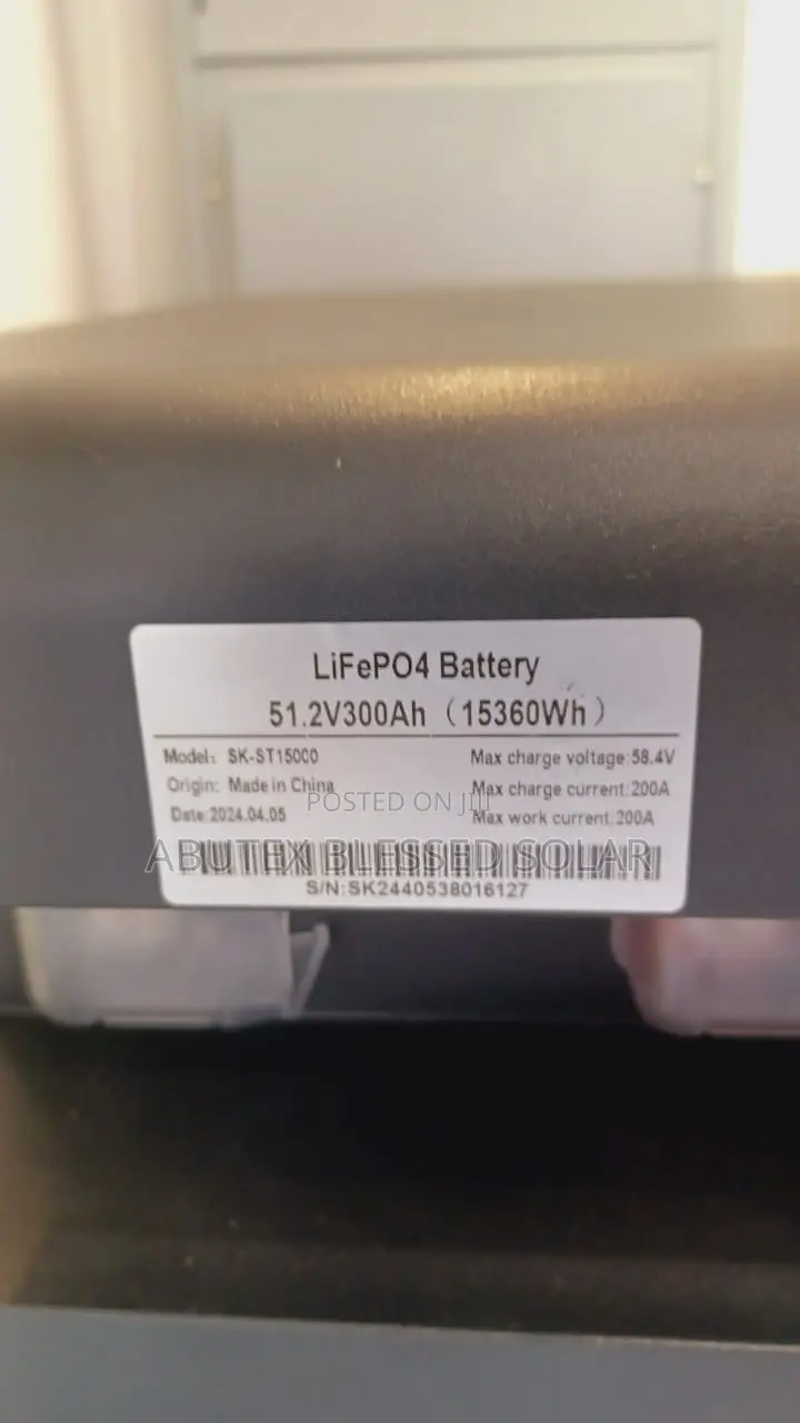 15kwh 48v SMS Lithium Ion Battery